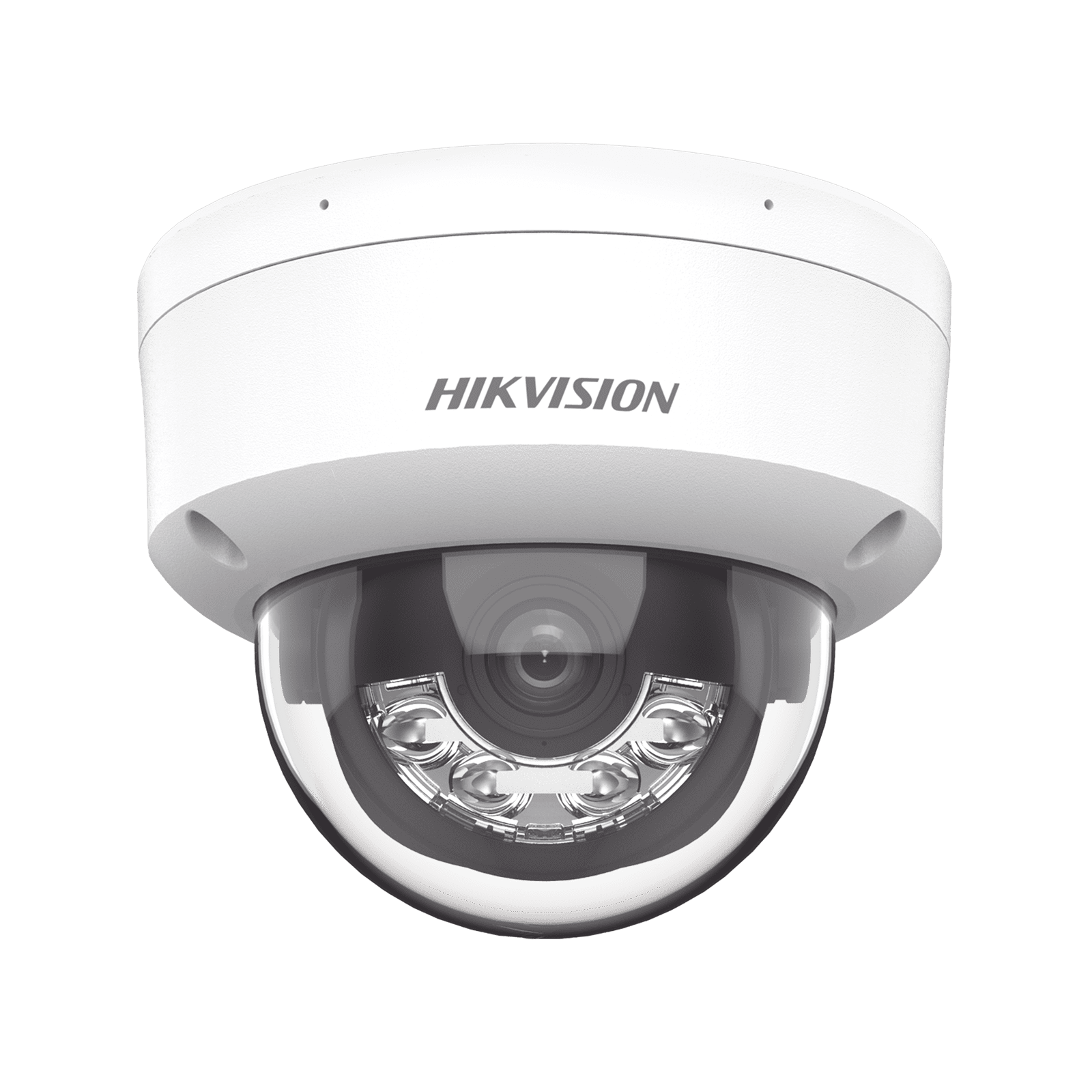 [Dual Light] Domo IP 2 Megapixel / Lente 2.8 mm / 30 mts IR + 30 mts Luz Blanca / Micrófono Integrado / Antivandálico IK08 / ACUSENSE Lite / Exterior IP67 / H.265 / PoE / ONVIF / Micro SD DS-2CD1123G2-LIU(F) - HIKVISION