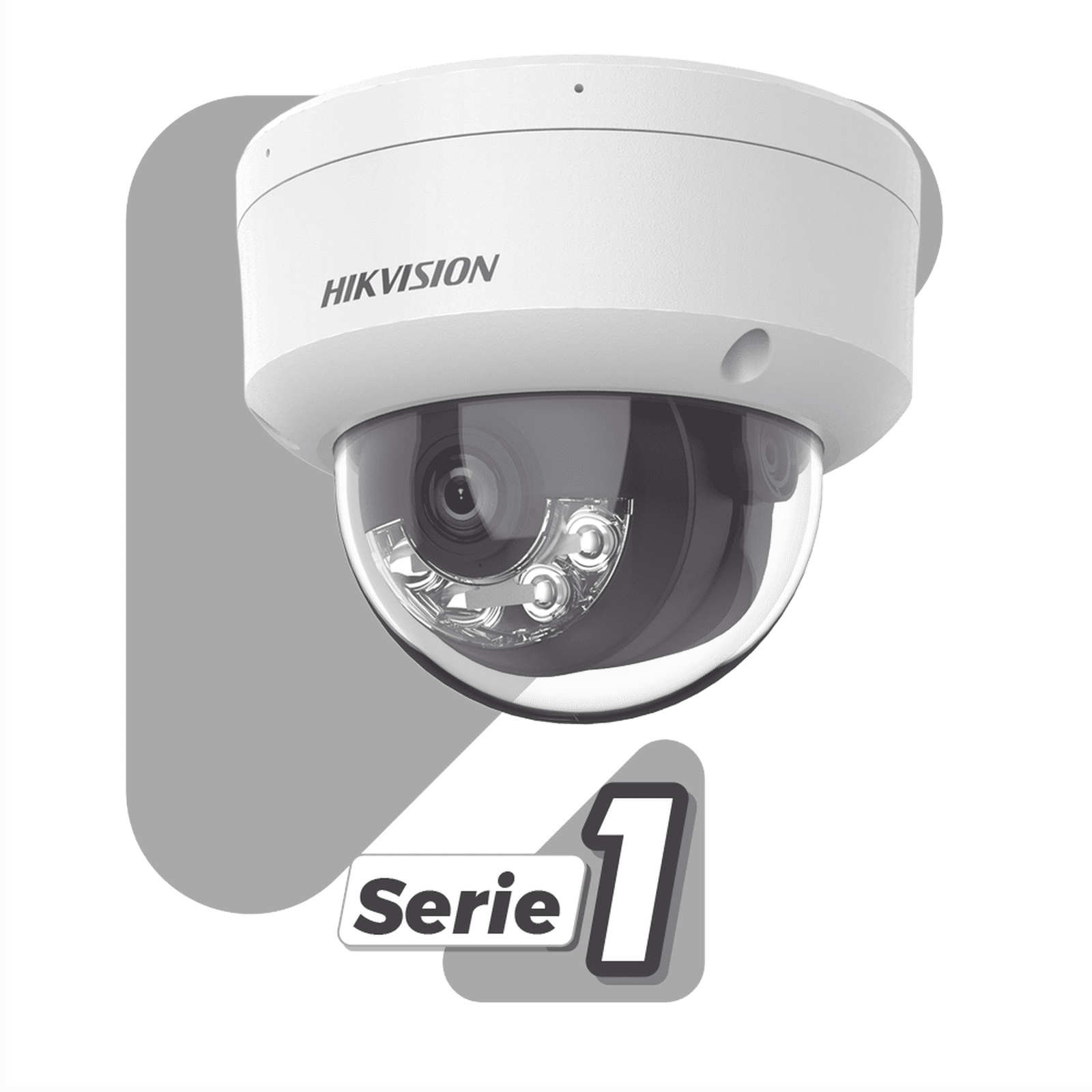[Dual Light] Domo IP 2 Megapixel / Lente 2.8 mm / 30 mts IR + 30 mts Luz Blanca / Micrófono Integrado / Antivandálico IK08 / ACUSENSE Lite / Exterior IP67 / H.265 / PoE / ONVIF / Micro SD DS-2CD1123G2-LIU(F) - HIKVISION