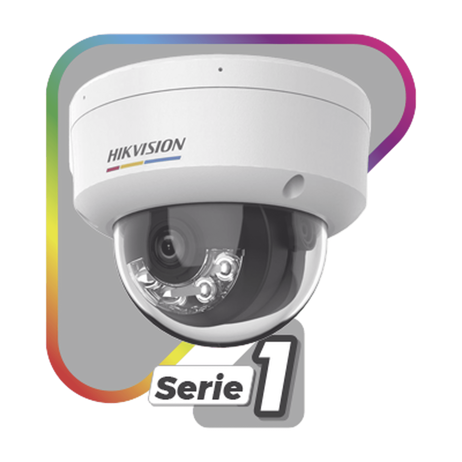 [Dual Light + ColorVu] Domo IP 2 Megapixel / Lente 2.8 mm / 30 mts IR + 30 mts Luz Blanca / Micrófono Integrado / ACUSENSE Lite / Exterior IP67 / IK08 / WDR 120 dB / PoE / Micro SD / ONVIF DS-2CD1127G2H-LIUF - HIKVISION