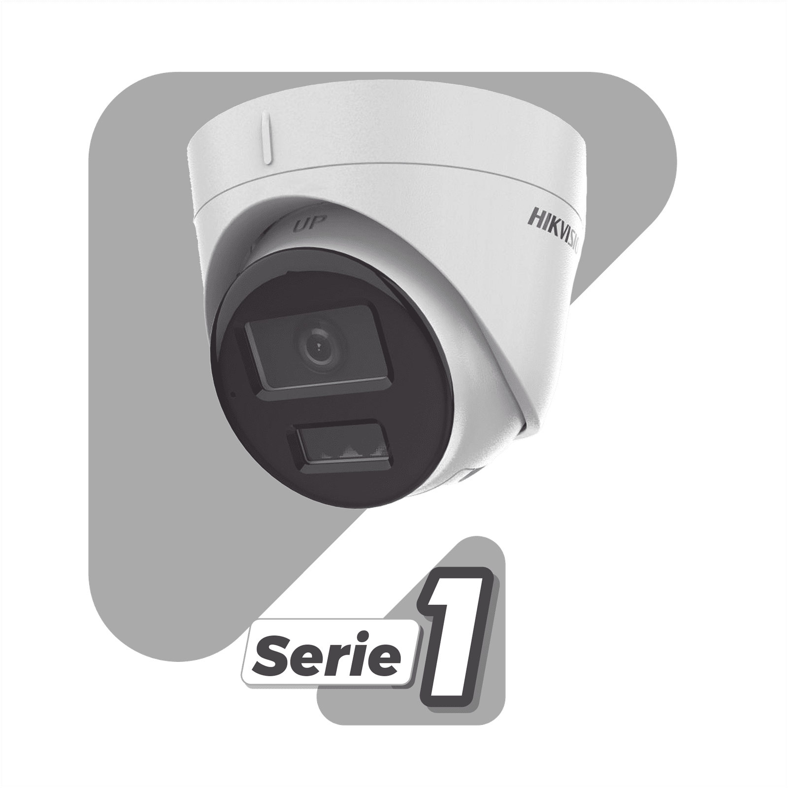 [Dual Light] Turret IP 2 Megapixel / Lente 2.8 mm / 30 mts IR + 30 mts Luz Blanca / Micrófono Integrado / ACUSENSE Lite / Exterior IP67 / H.265 / PoE / ONVIF DS-2CD1323G2-LIU - HIKVISION