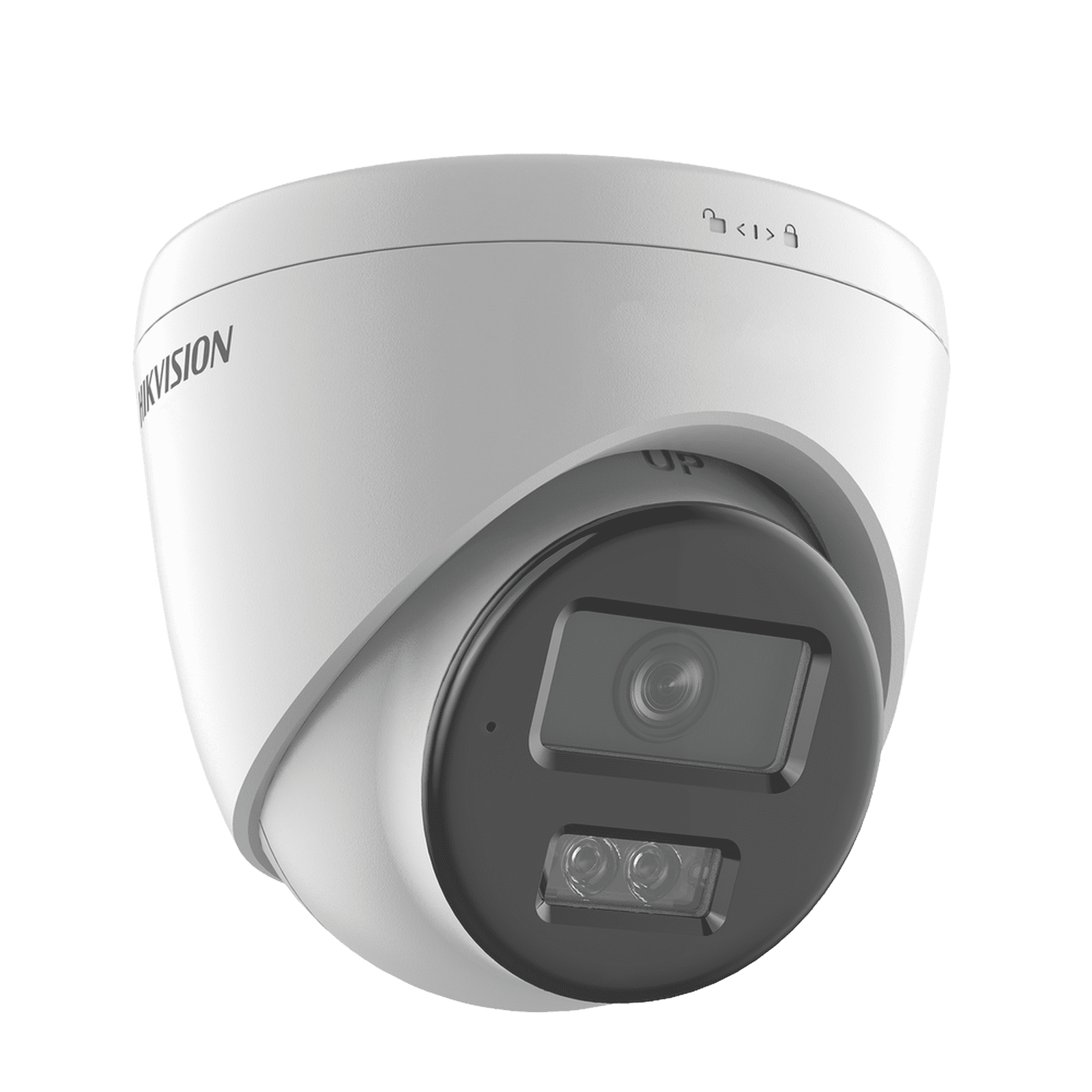 [Dual Light] Turret IP 4 Megapixel / Lente 2.8 mm / 30 mts IR + 30 mts Luz Blanca / Micrófono Integrado / ACUSENSE Lite / Exterior IP67 / H.265 / PoE / ONVIF / Micro SD DS-2CD1343G2-LIUF - HIKVISION