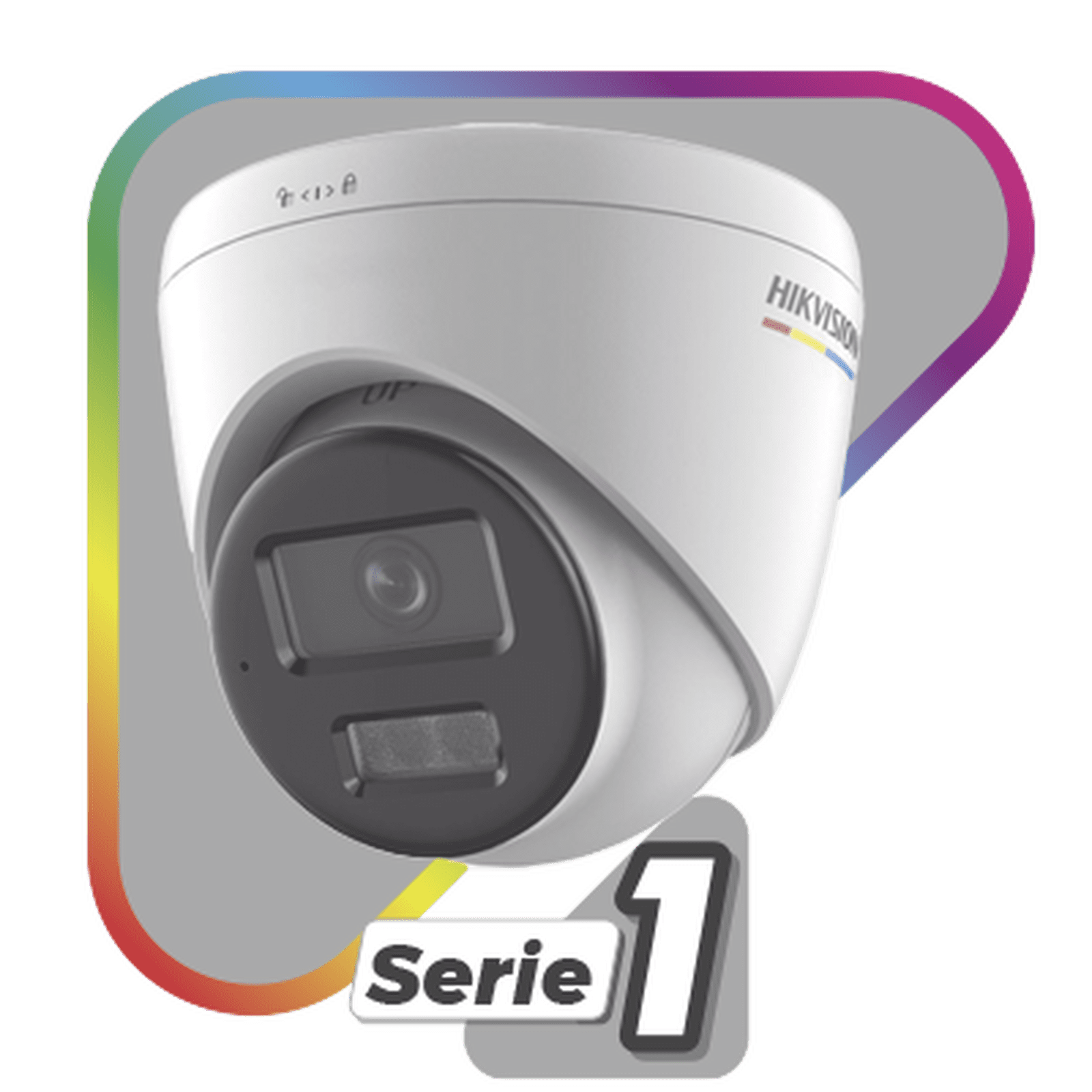 [Dual Light + ColorVu] Turret IP 6 Megapixel / Lente 2.8 mm / 30 mts IR + 30 mts Luz Blanca / Micrófono Integrado / ACUSENSE Lite / Exterior IP67 / WDR 120 dB / PoE / Micro SD / ONVIF DS-2CD1367G2H-LIUF - HIKVISION