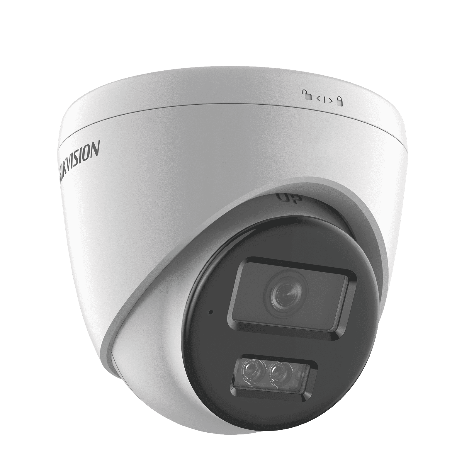[Dual Light] Turret IP 8 Megapixel (4K) / Lente 2.8 mm / 30 mts IR + 30 mts Luz Blanca / Micrófono Integrado / ACUSENSE Lite / Exterior IP67 / H.265 / PoE / ONVIF / Micro SD DS-2CD1383G2-LIU(F) - HIKVISION