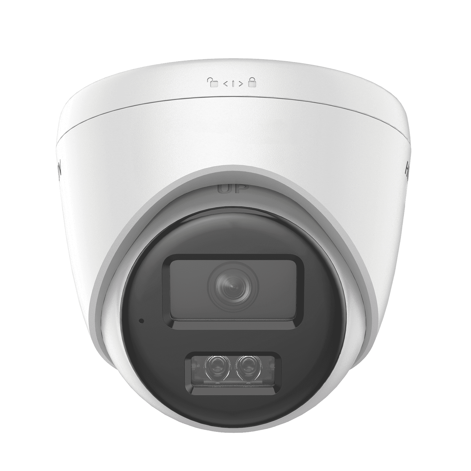 [Dual Light] Turret IP 8 Megapixel (4K) / Lente 2.8 mm / 30 mts IR + 30 mts Luz Blanca / Micrófono Integrado / ACUSENSE Lite / Exterior IP67 / H.265 / PoE / ONVIF / Micro SD DS-2CD1383G2-LIU(F) - HIKVISION