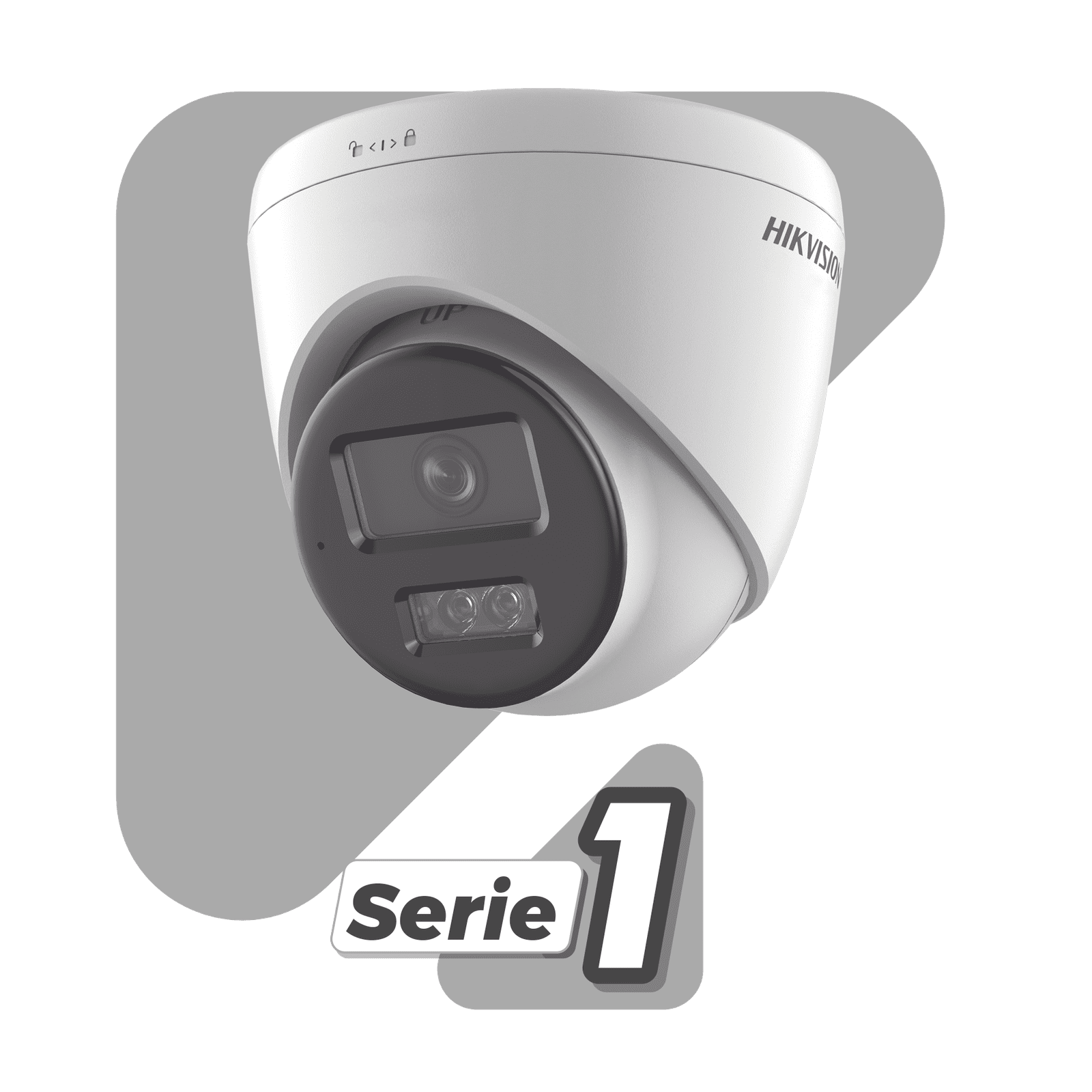 [Dual Light] Turret IP 8 Megapixel (4K) / Lente 2.8 mm / 30 mts IR + 30 mts Luz Blanca / Micrófono Integrado / ACUSENSE Lite / Exterior IP67 / H.265 / PoE / ONVIF / Micro SD DS-2CD1383G2-LIU(F) - HIKVISION