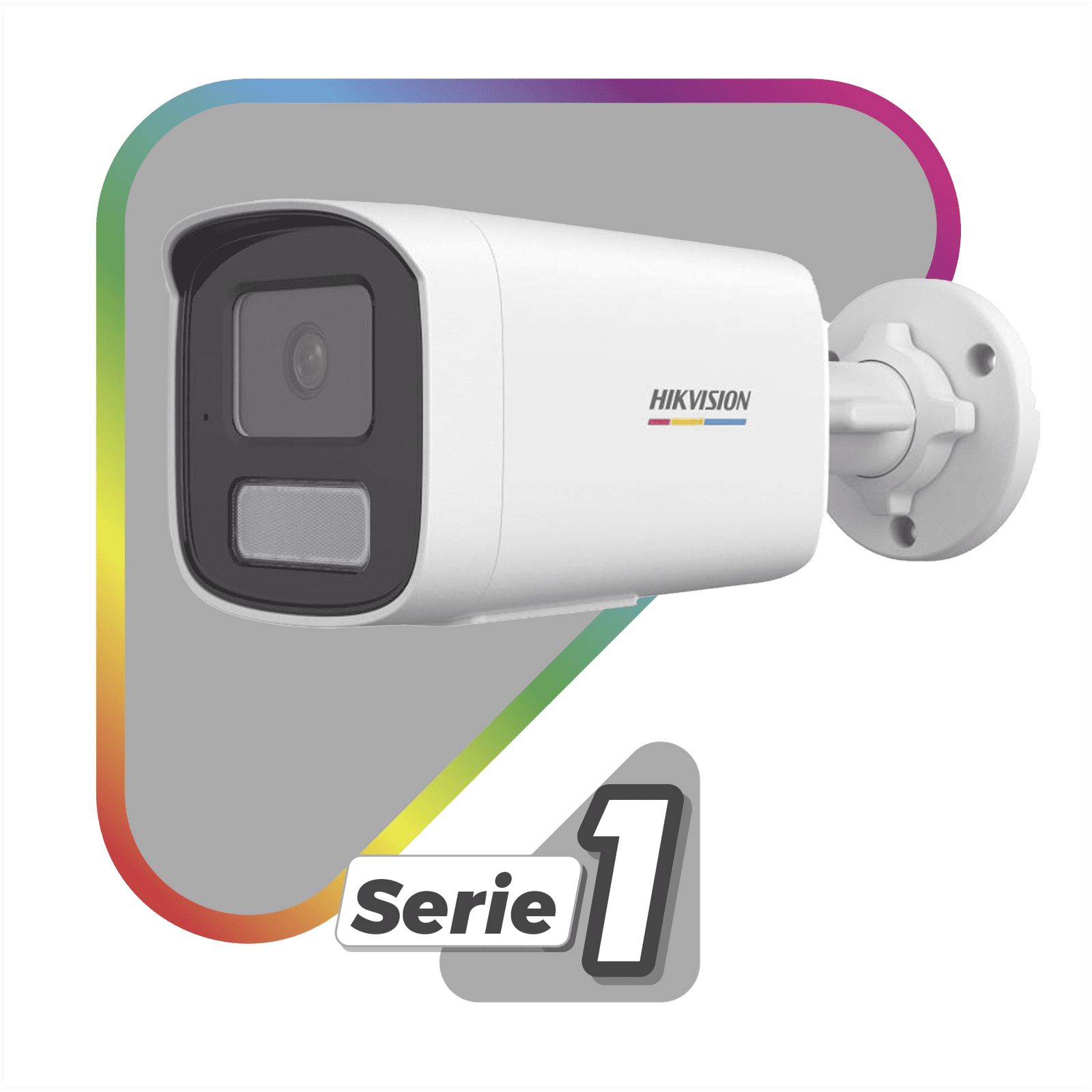 [Dual Light + ColorVu] Bala IP 6 Megapixel / Lente 4 mm / 50 mts IR + 50 mts Luz Blanca / Micrófono Integrado / ACUSENSE Lite / Exterior IP67 / WDR 120 dB / PoE / Micro SD / ONVIF DS-2CD1T67G2H-LIUF - HIKVISION