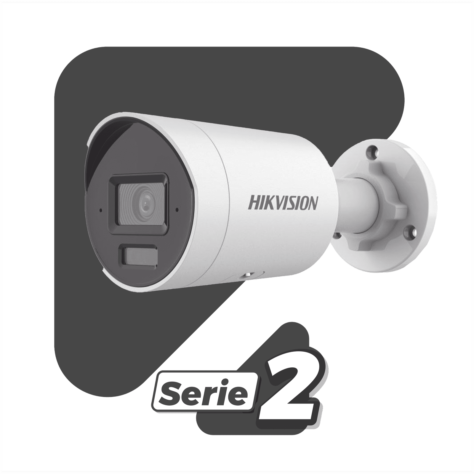 [Dual Light + 2 Micrófonos Integrados] Bala IP 8 Megapixel (4K) / Lente 2.8 mm / 40 mts Luz Blanca + 40 mts IR / ACUSENSE / Exterior IP67 / WDR 120 dB / PoE / ONVIF / Micro SD / Metal / ACUSEARCH DS-2CD2083G2-LI2U - HIKVISION