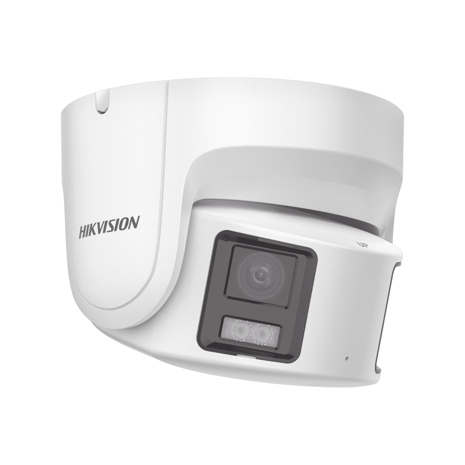 [ PROTECCIÓN ACTIVA ] Turret IP Panorámica 8 Megapíxel / 2 Lentes 4 mm (180°) / Imagen a Color 24/7 (ColorVu) / PoE / WDR 130° / IP67 / ACUSENSE / Luz Estroboscópica y Alarma Audible / 30 mts Luz Blanca / Micro SD DS-2CD2387G2P-LSU/SL(C) - HIKVISION