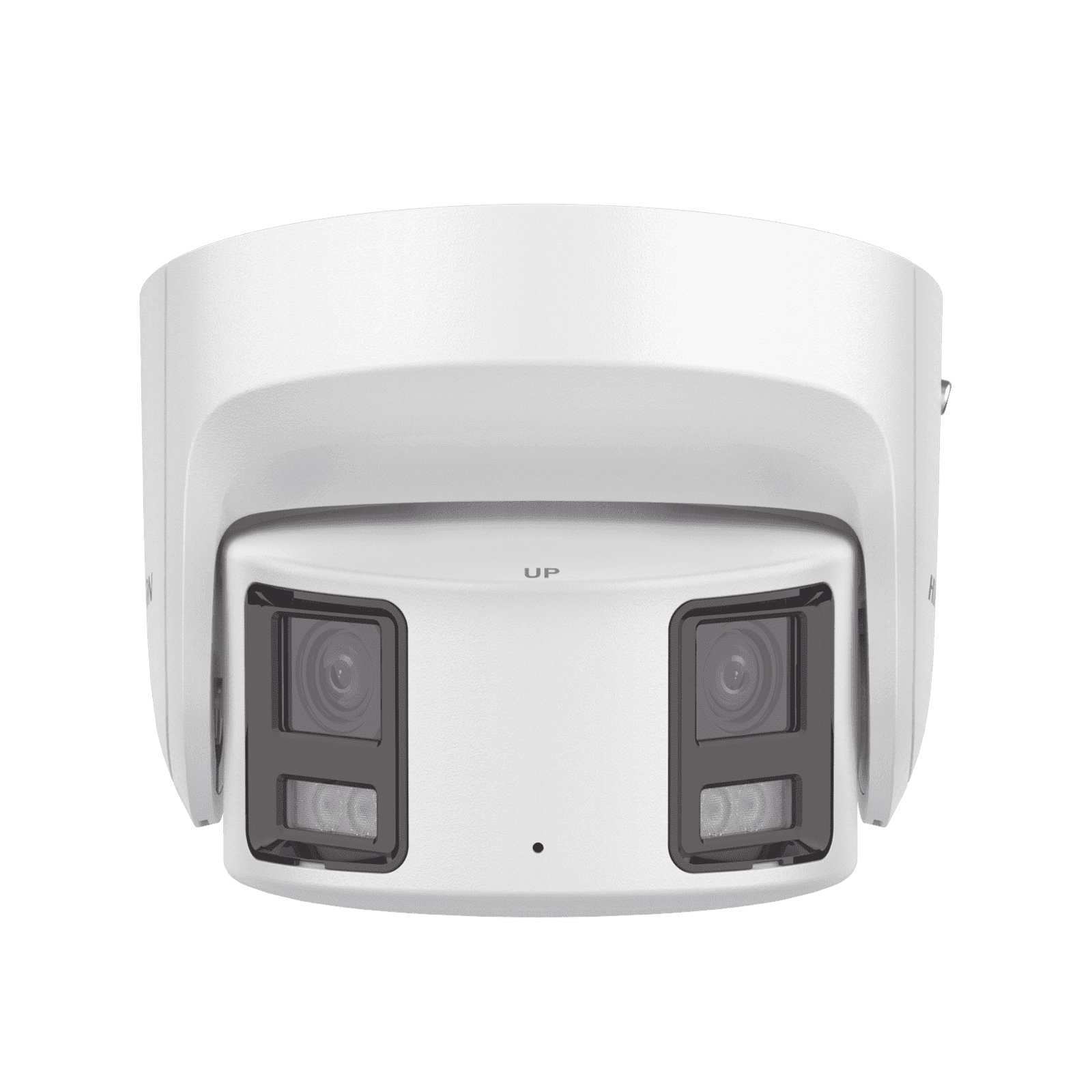 [ PROTECCIÓN ACTIVA ] Turret IP Panorámica 8 Megapíxel / 2 Lentes 4 mm (180°) / Imagen a Color 24/7 (ColorVu) / PoE / WDR 130° / IP67 / ACUSENSE / Luz Estroboscópica y Alarma Audible / 30 mts Luz Blanca / Micro SD DS-2CD2387G2P-LSU/SL(C) - HIKVISION
