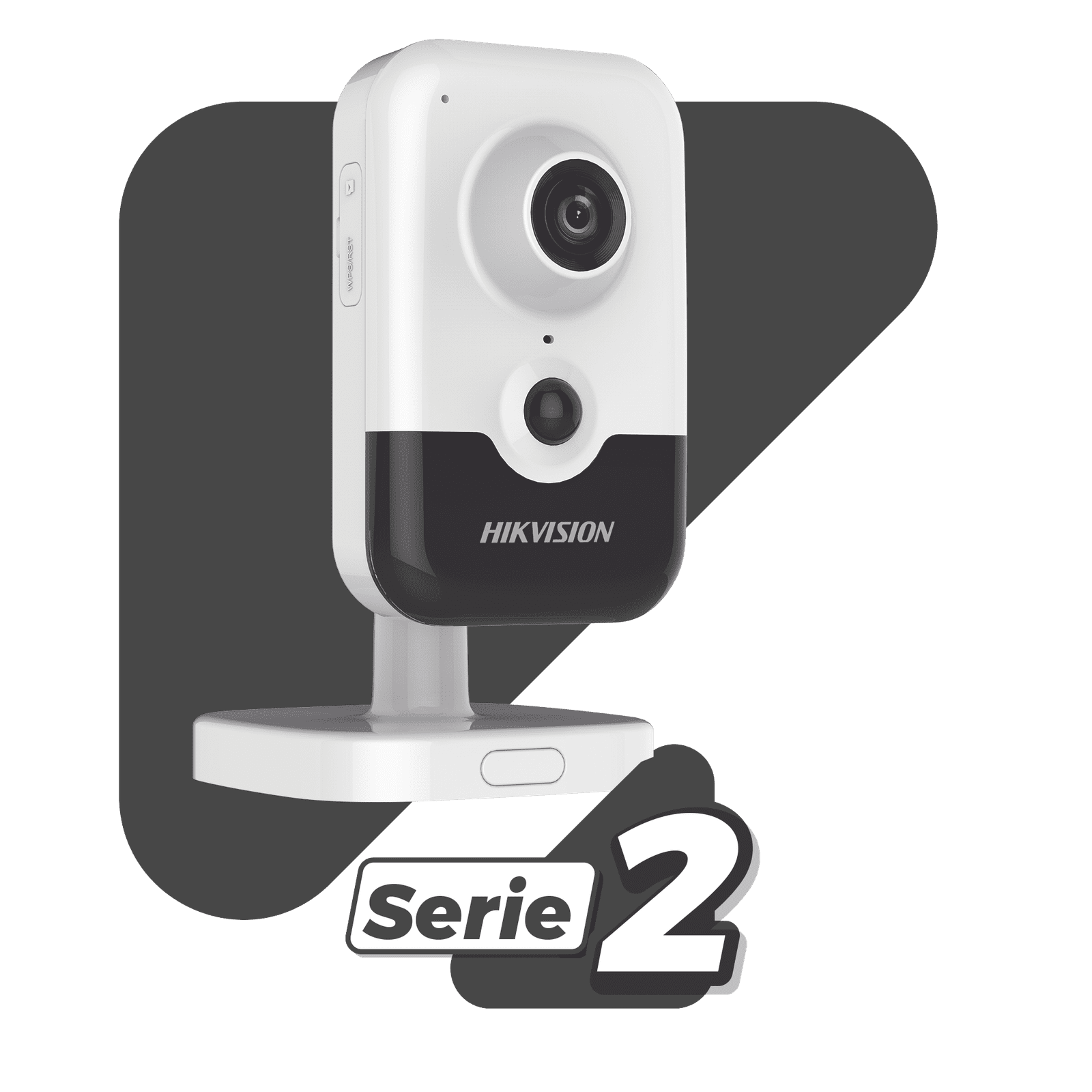 Cubo IP 4 Megapixel / Serie PRO / Lente 2.8 mm / 10 mts IR EXIR / PoE / Sensor PIR / H.265+ / Interior / Audio de Dos Vías / Detección Facial / PoE / MicroSD / ONVIF DS-2CD2443G2-I - HIKVISION