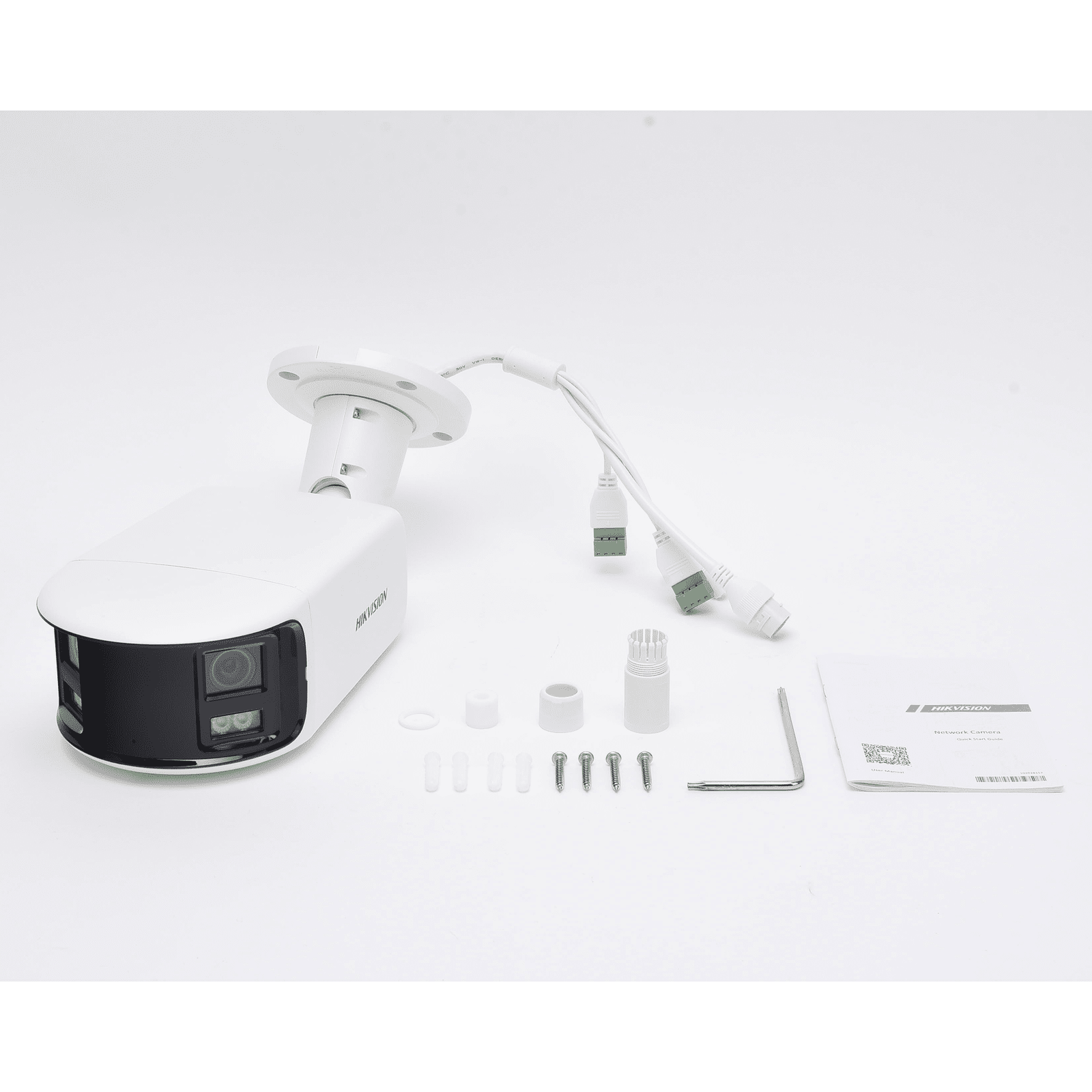 [ PROTECCIÓN ACTIVA ] Bala IP Panorámica 4 Megapixel / 2 Lentes 2.8 mm (180°) / Imagen a Color 24/7 (ColorVu) / PoE / WDR 130° / IP67 / ACUSENSE / Luz Estroboscópica y Alarma Audible / 40 mts Luz Blanca / Micro SD DS-2CD2T47G2P-LSU/SL(C) - HIKVISION