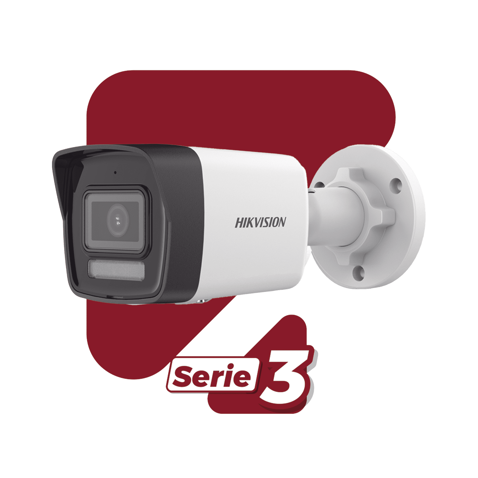 [Dual Light] Bala IP 4 Megapixel / Lente 2.8 mm / 30 mts IR + 20 mts Luz Blanca / Micrófono Integrado / ACUSENSE / Exterior IP67 / H.265 / PoE / ONVIF / Micro SD DS-2CD3041G2-LIUF - HIKVISION