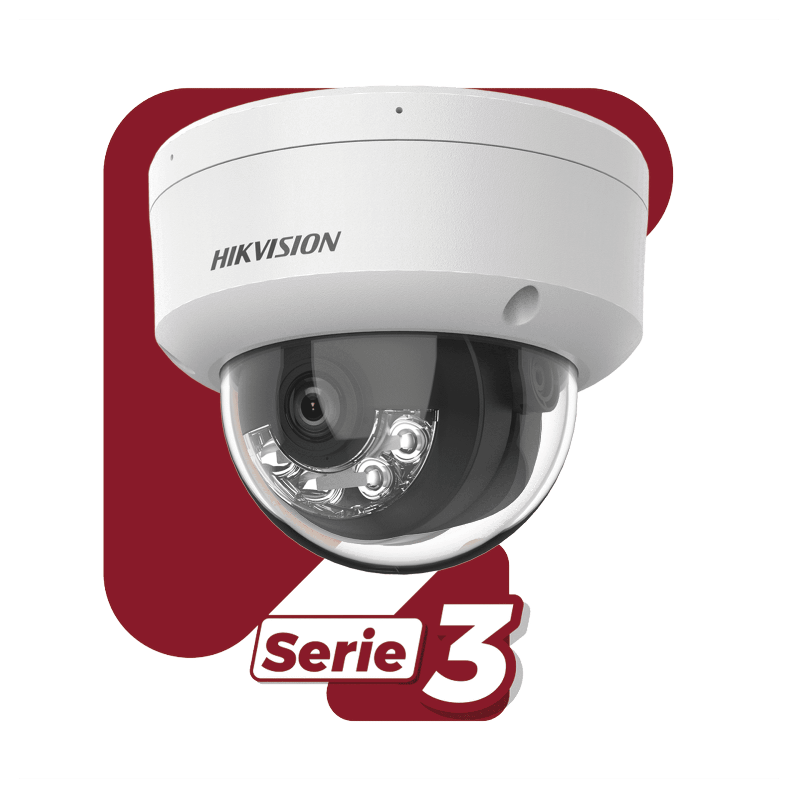 [Dual Light] Domo IP 4 Megapixel / Lente 2.8 mm / 30 mts IR + 30 mts Luz Blanca / Micrófono Integrado / Antivandálico IK08 / ACUSENSE Lite / Exterior IP67 / H.265 / PoE / ONVIF / Micro SD DS-2CD3141G2-LIUF - HIKVISION