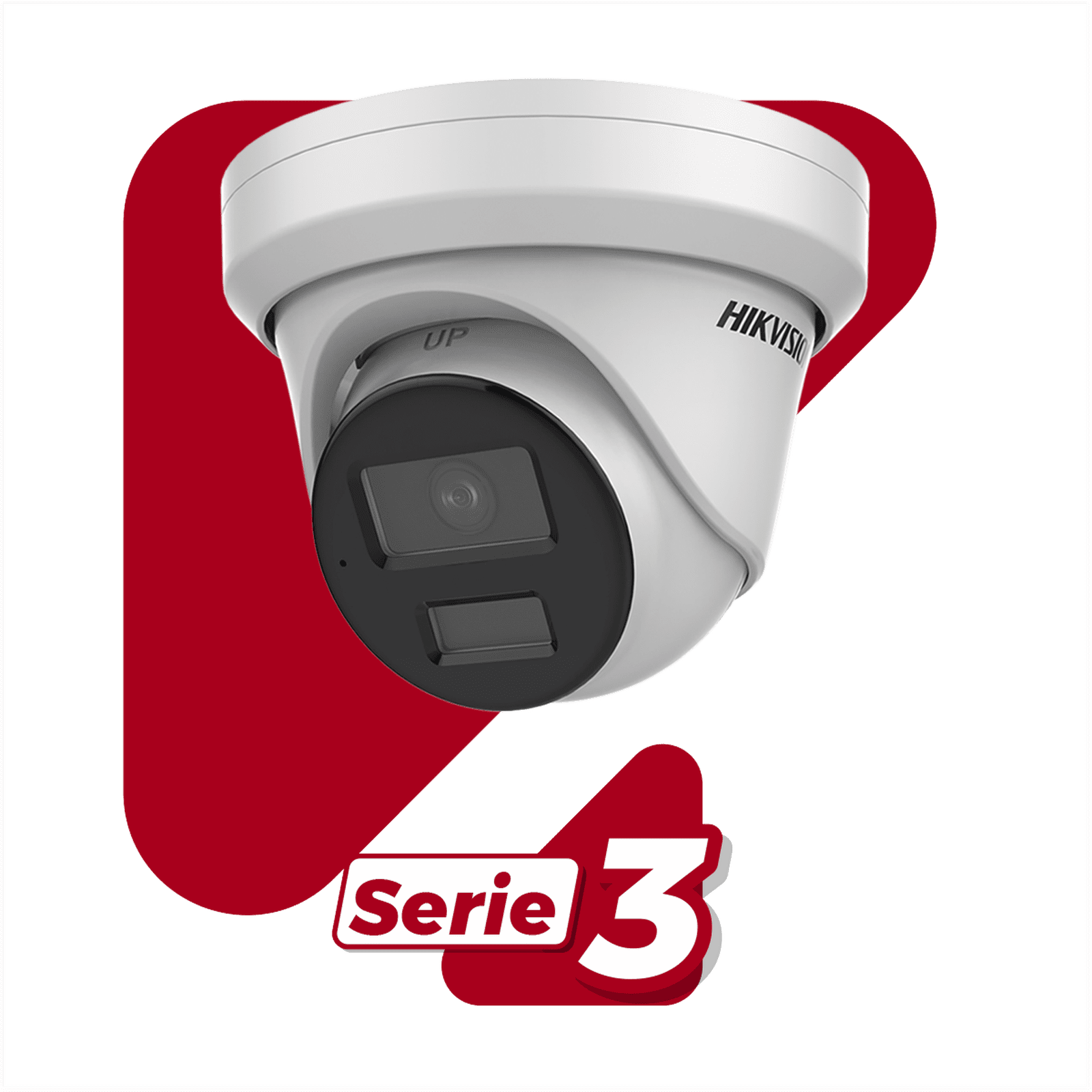 Turret IP 4 Megapixel / Lente 2.8 mm / 40 mts IR / Exterior IP67 / DARKFIGHTER / Audio y Alarma I/O / PoE / ONVIF / Micro SD / 4 Analíticos: AcuSense, Deteccion Facial, Conteo de Personas por Cruce y Zona DS-2CD3346G2-ISU(H) - HIKVISION