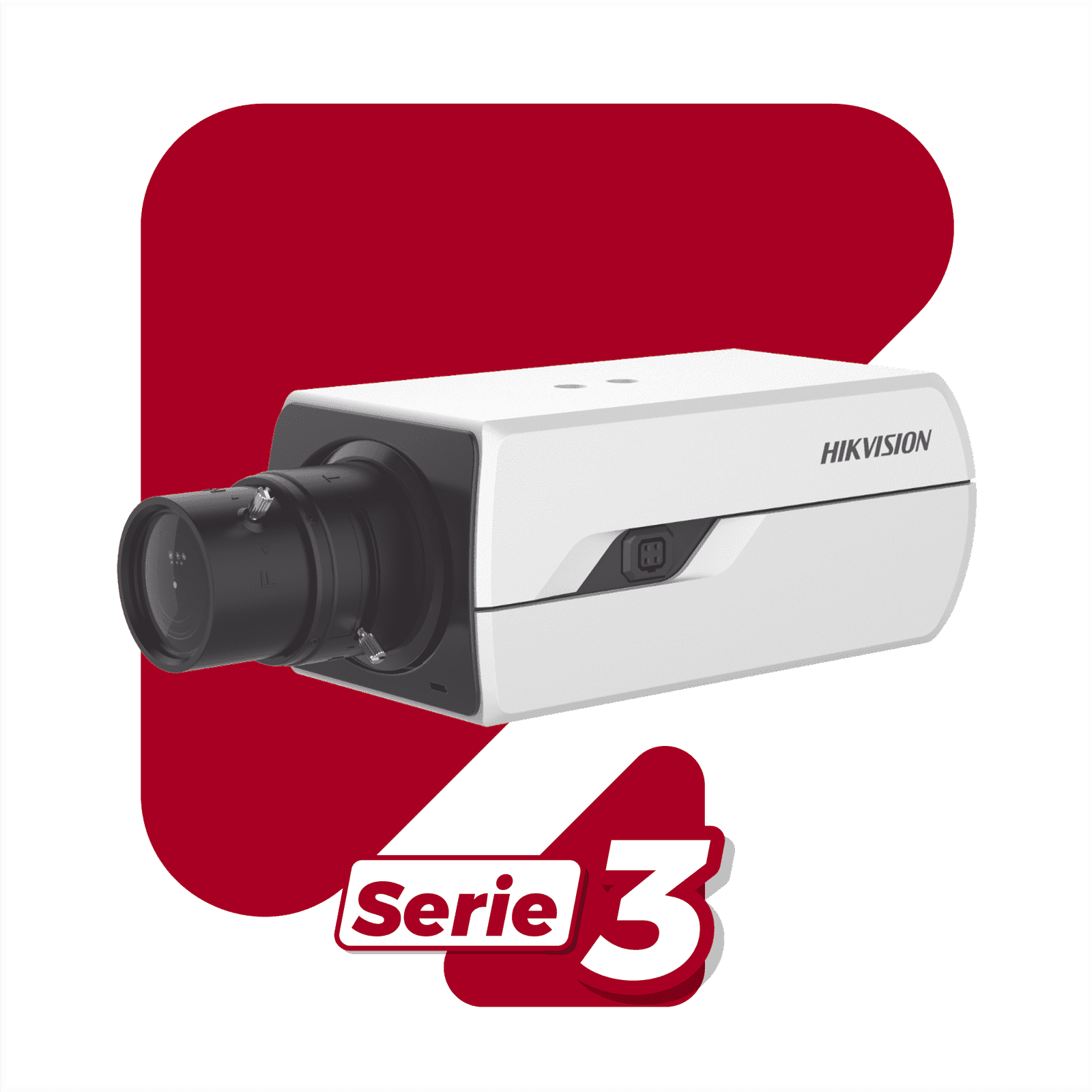 Camara Box IP 4 Megapixel / Serie PRO / DARKFIGHTER / PoE / 12 Vcc o 24 VCA / WDR 120 dB / ONVIF / RS-485 / BLC /  Entrada y Salida de Audio y Alarmas (No Incluye Lente) / Micro SD DS-2CD3843G0-AP - HIKVISION