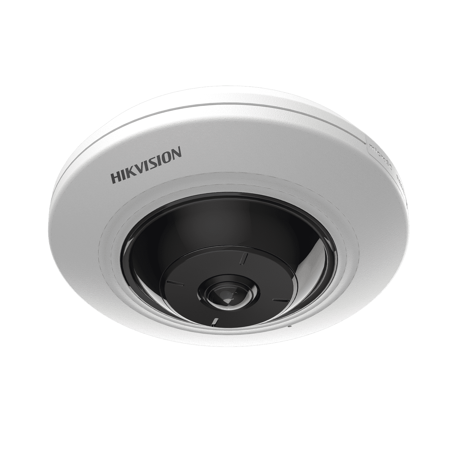 Mini Fisheye IP 5 Megapixel / Panorámica 180° – 360° / 8 mts IR / Interior / PoE / HEOP / ACUSENSE / Detección Facial / Microfono Integrado DS-2CD3956G2-IS(U) - HIKVISION