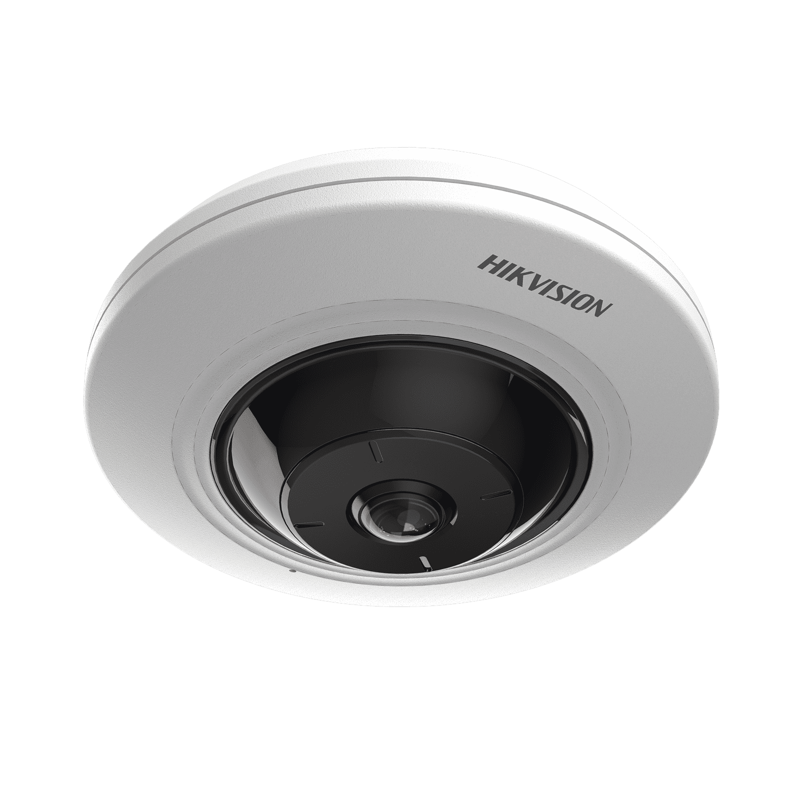 Mini Fisheye IP 5 Megapixel / Panorámica 180° – 360° / 8 mts IR / Interior / PoE / HEOP / ACUSENSE / Detección Facial / Microfono Integrado DS-2CD3956G2-IS(U) - HIKVISION