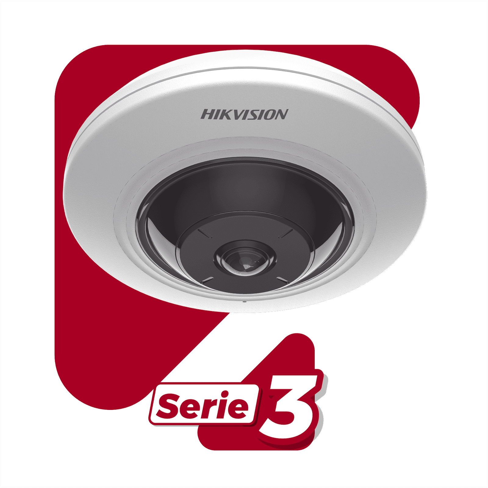 Mini Fisheye IP 5 Megapixel / Panorámica 180° – 360° / 8 mts IR / Interior / PoE / HEOP / ACUSENSE / Detección Facial / Microfono Integrado DS-2CD3956G2-IS(U) - HIKVISION