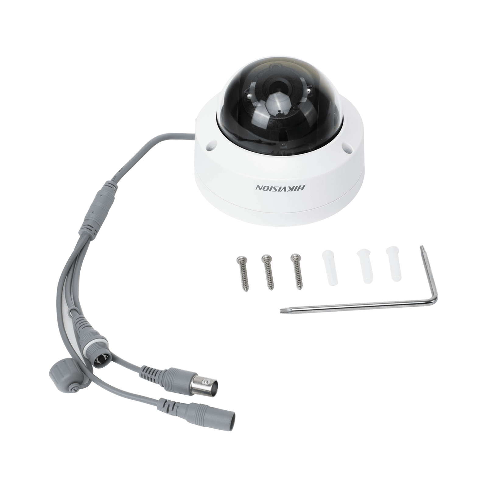 Domo TURBOHD 4K (8 Megapixel) / Gran Angular 102º / Lente 2.8 mm / Exterior IP67 / IK10 / IR EXIR 30 metros / TVI-AHD-CVI-CVBS / dWDR DS-2CE57U0T-VPITF - HIKVISION