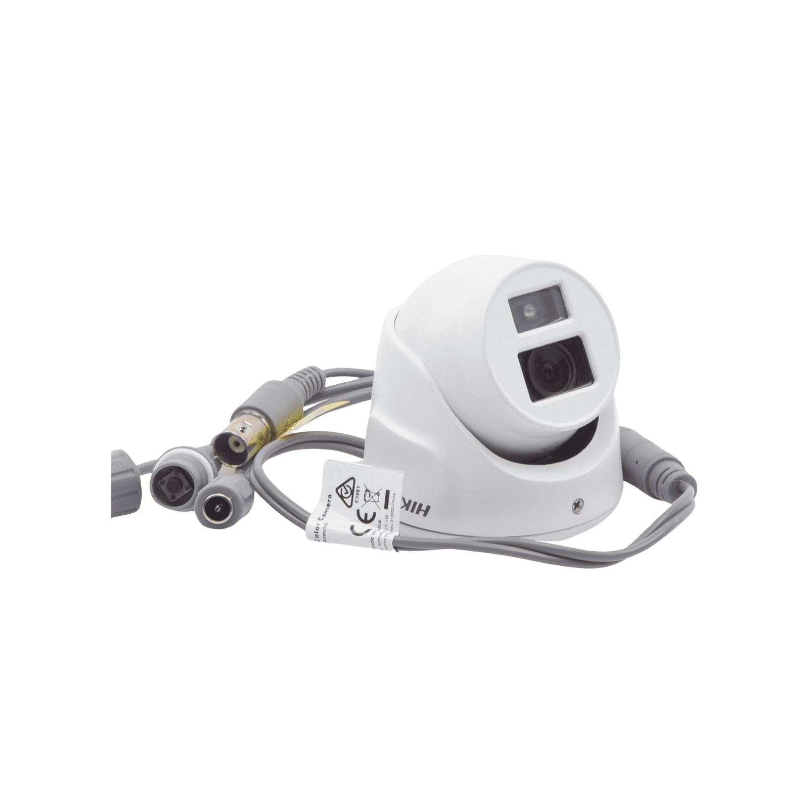 Ultra Mini Turret TURBO 2 Megapixel (1080p) / Gran Angular / Lente 2.8 mm / 20 mts IR EXIR / Exterior IP67 / 4 Tecnologías (TVI / AHD / CVBS) / dWDR / Color Blanco DS-2CE70D0T-ITMFW - HIKVISION