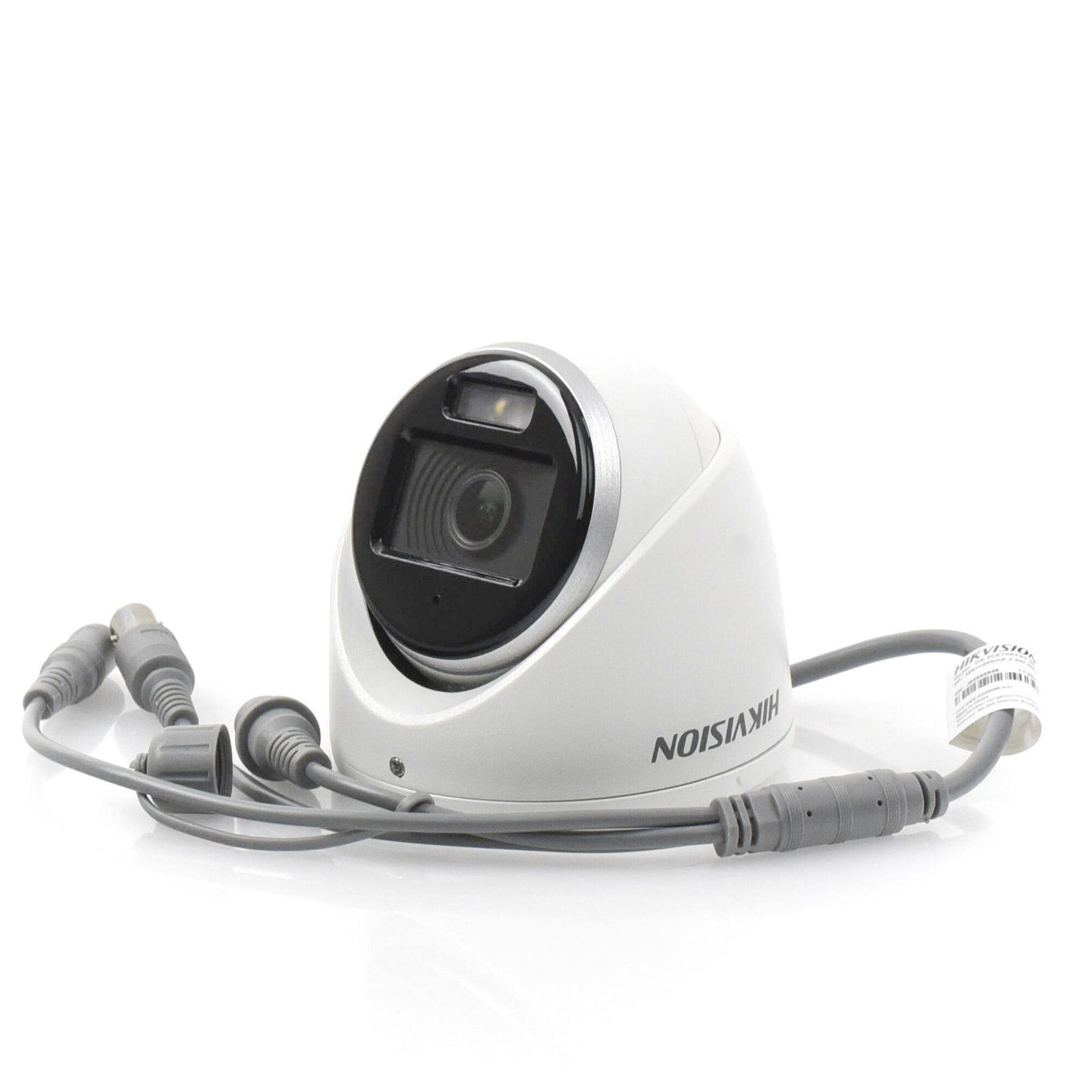 [ColorVu] Turret TURBOHD 3K (5 Megapixel) / Micrófono Integrado / Lente 2.8 mm / Imagen a Color 24/7 / 20 mts Luz Blanca / Exterior IP67 / dWDR / 4 Tecnologías DS-2CE70KF0T-MFS - HIKVISION