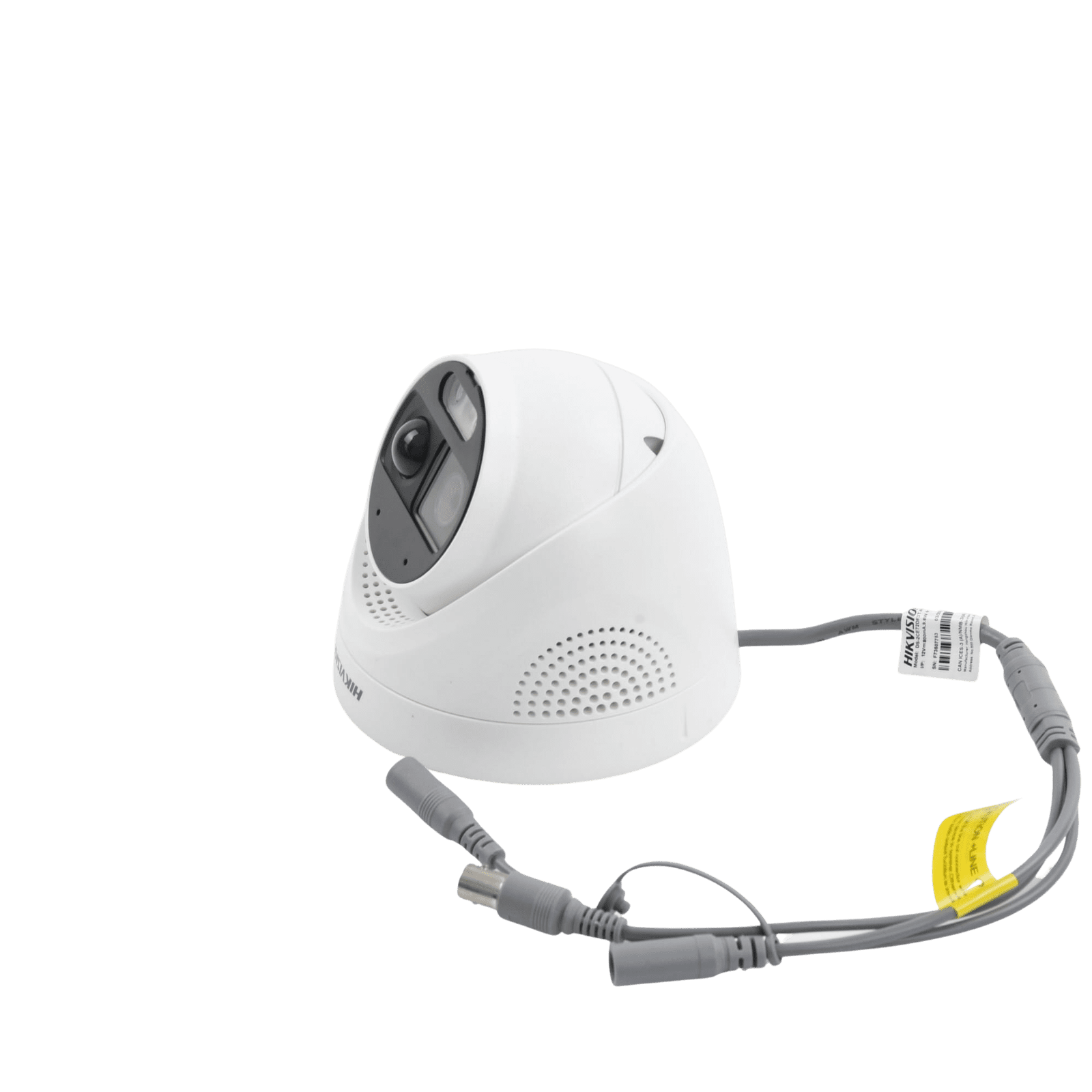 Turret TURBOHD 2 Megapixeles (1080p) / Imagen a color 24/7 / Lente 2.8 mm / Luz Blanca 20 mts / Exterior IP67 / WDR 130dB / Sensor PIR / Sirena Integrada / Estrobo ROJO – AZUL / Micrófono Integrado DS-2CE72DF3T-PIRXOS - HIKVISION