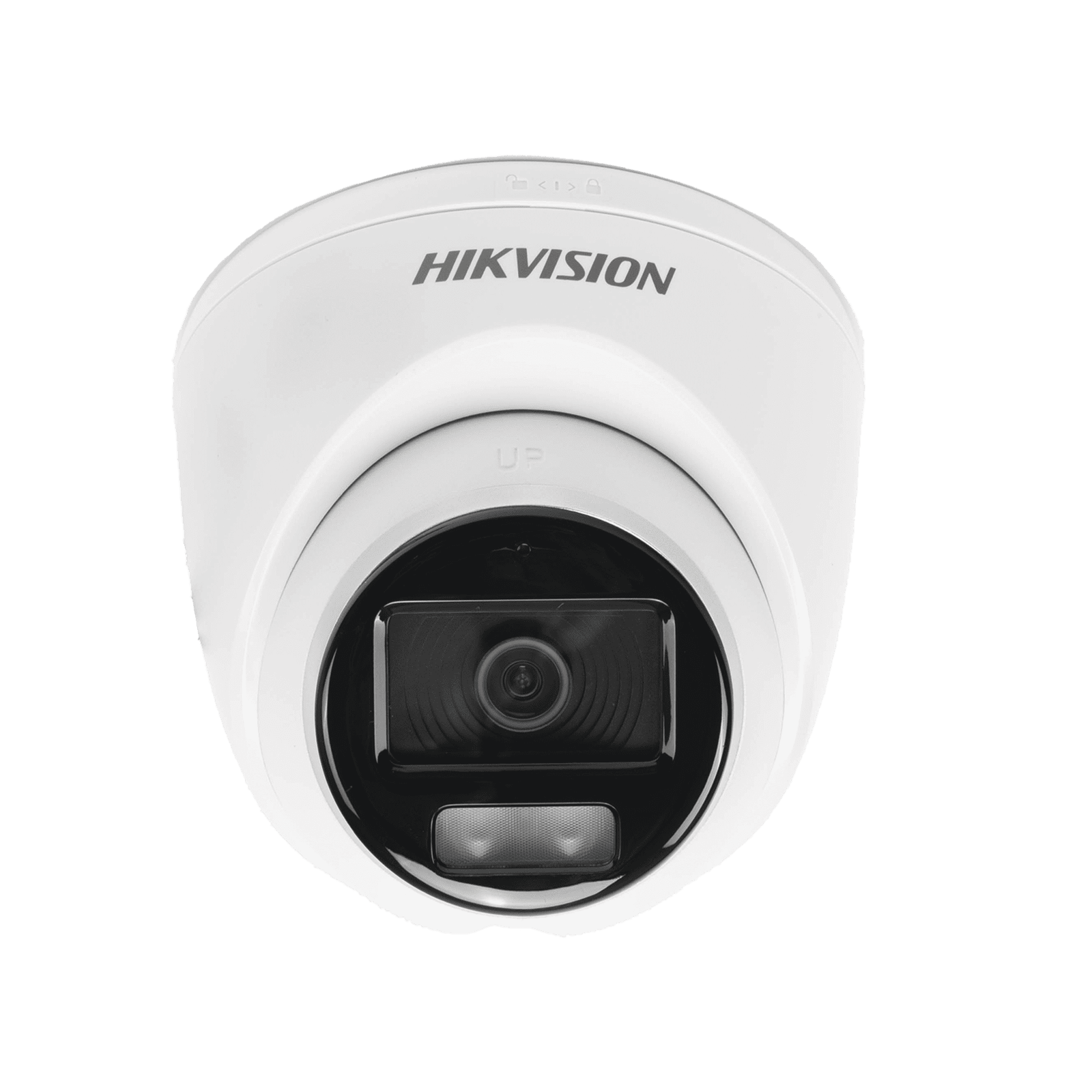 [ColorVu] Turret TURBOHD 3K (5 Megapixel) / Micrófono Integrado / Lente 3.6 mm / Imagen a Color 24/7 / 40 mts Luz Blanca / Exterior IP67 / dWDR / 4 Tecnologías DS-2CE72KF0T-FS - HIKVISION