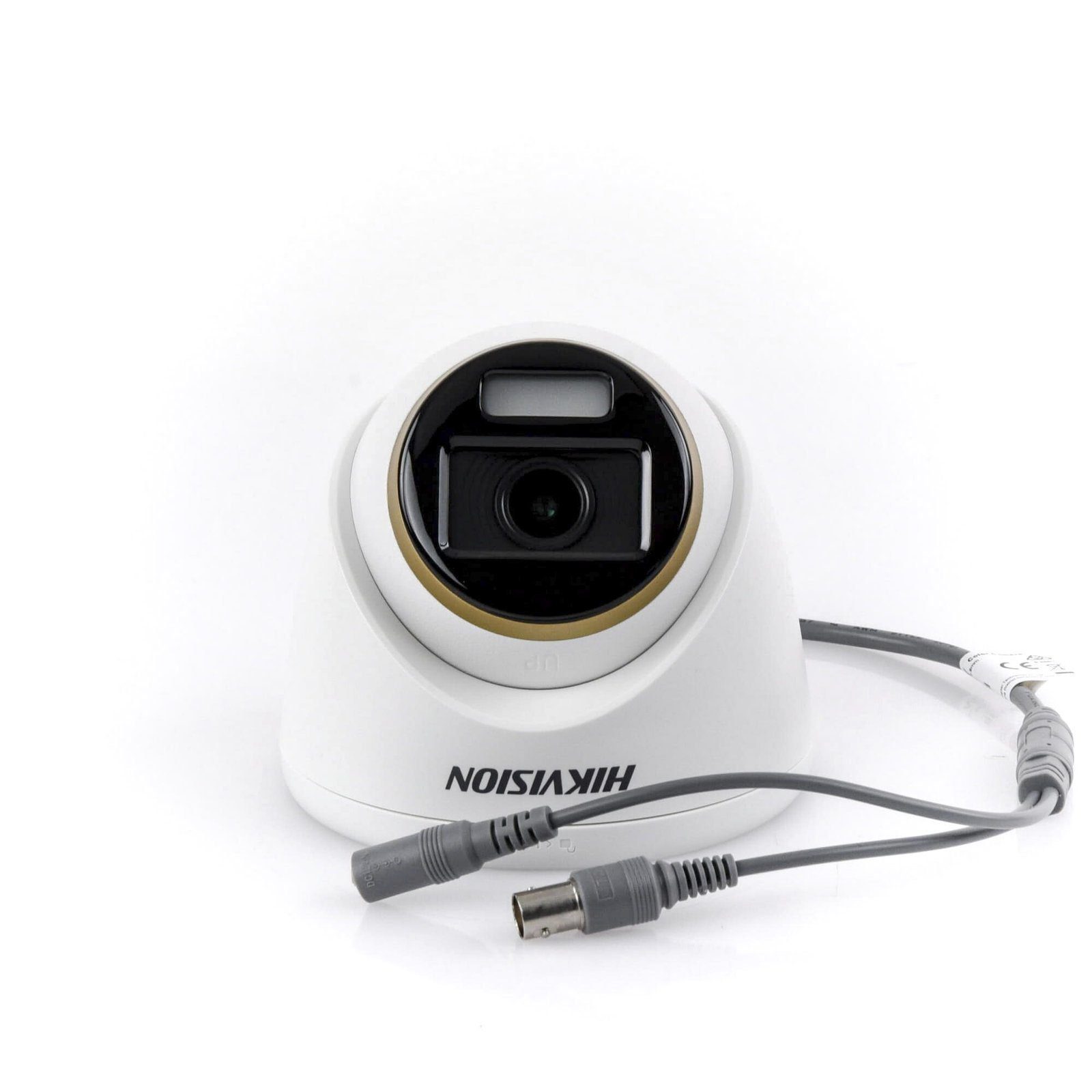 [ColorVu] Turret TURBOHD 4K (8 Megapixel) / Lente 2.8 mm / Imagen a Color 24/7 / Luz Blanca 40 mts / Exterior IP67 / WDR 130 dB DS-2CE72UF3T-E - HIKVISION