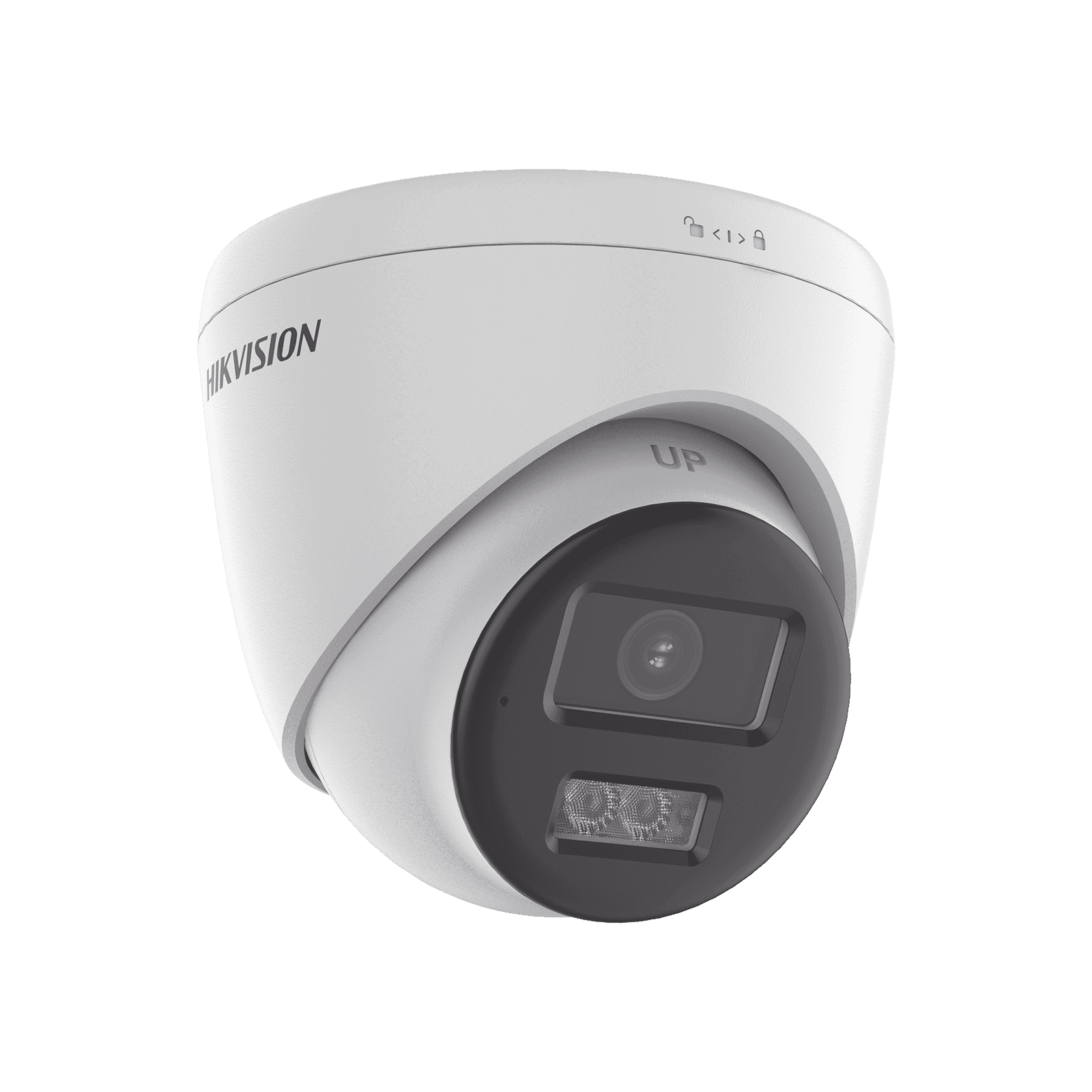 [Audio Bidireccional + Dual Light + ColorVu] Turret TURBOHD 3k (5 Megapixel) / Lente 2.8 mm / 40 mts IR EXIR + 40 mts Luz Blanca / Micrófono y Bocina Integrado / Exterior IP67 / dWDR DS-2CE78K0T-LTS - HIKVISION