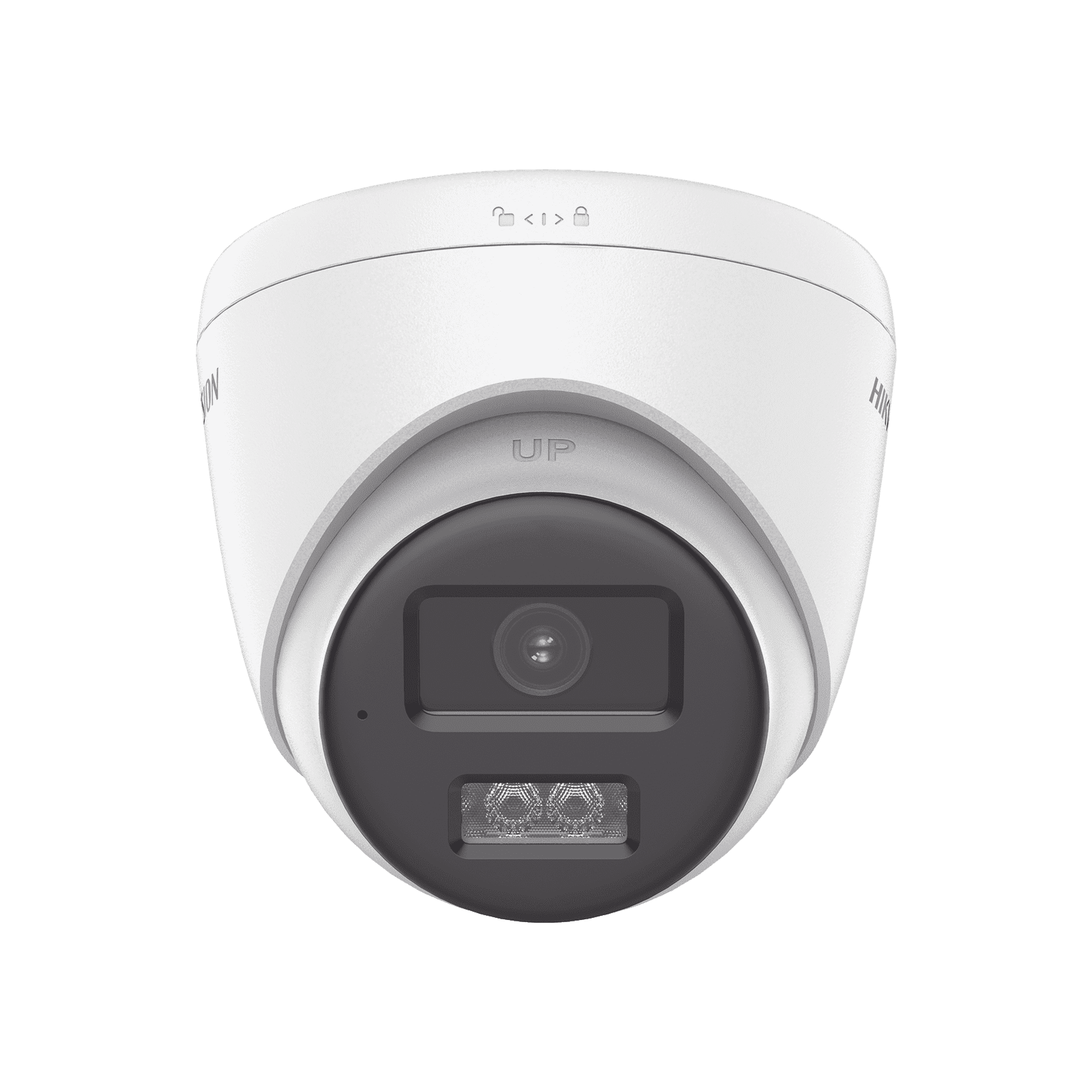 [Audio Bidireccional + Dual Light + ColorVu] Turret TURBOHD 3k (5 Megapixel) / Lente 2.8 mm / 40 mts IR EXIR + 40 mts Luz Blanca / Micrófono y Bocina Integrado / Exterior IP67 / dWDR DS-2CE78K0T-LTS - HIKVISION