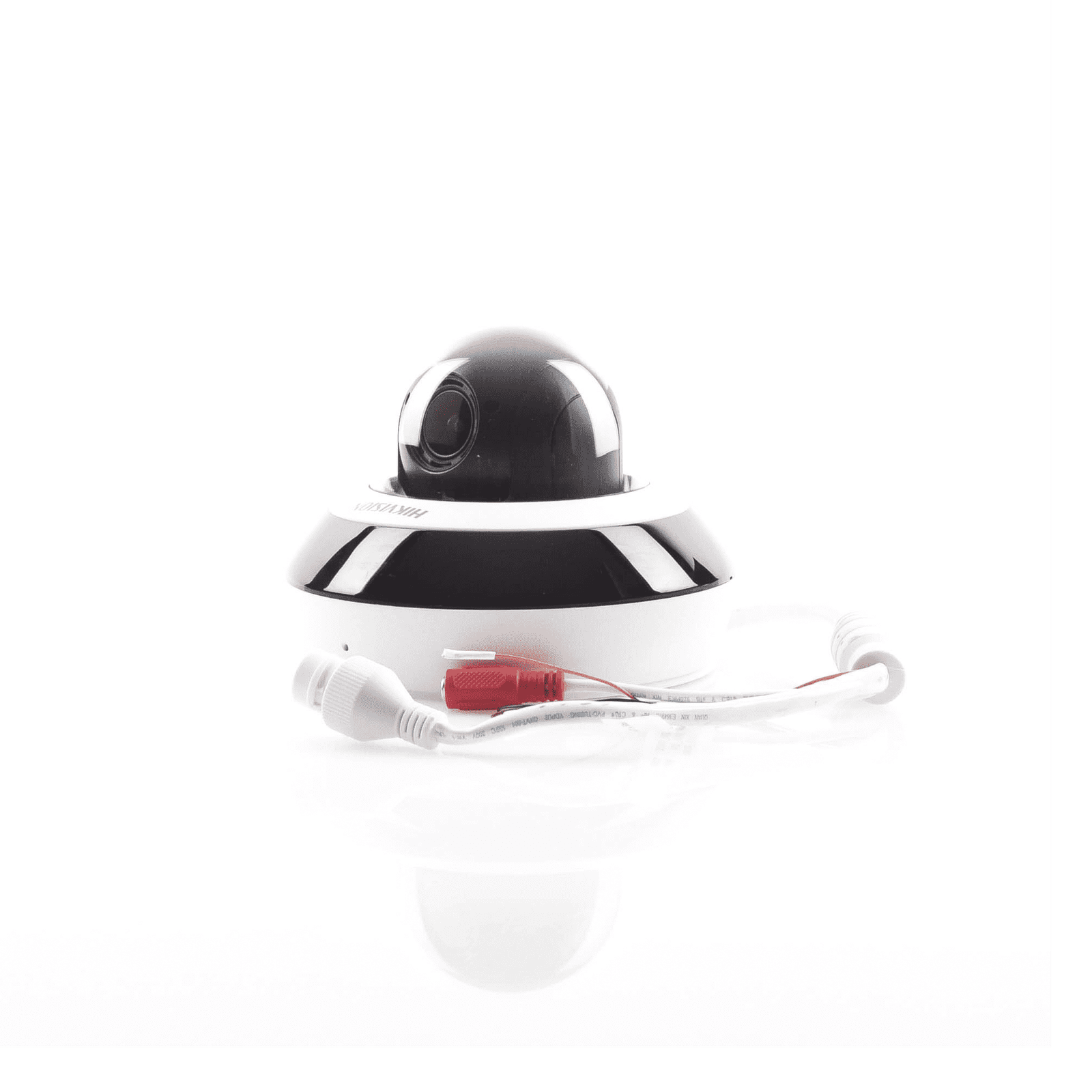 Mini Domo PTZ IP 4 Megapixel / 4X Zoom / H.265+ / 20 mts IR EXIR / WDR / PoE / IK10 /Exterior IP66 / DarkFighter / Micrófono Integrado / Micro SD DS-2DE2A404IW-DE3(C0)(S6)(C) - HIKVISION