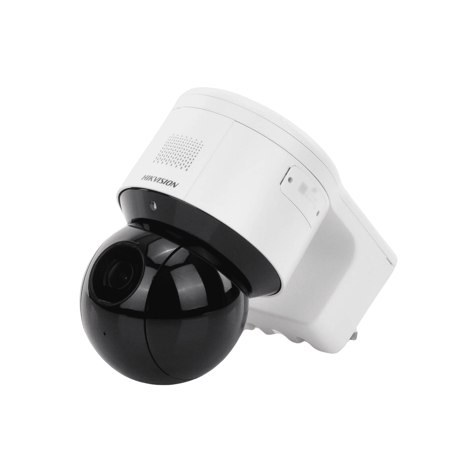 Domo PTZ IP 4 Megapixel / 4X Zoom Óptico / 50 mts IR EXIR / Luz Estroboscópica / Sirena Integrada / WDR 120 dB / PoE+ / IP66 / Ultra Baja Iluminación / Micrófono y Bocina Interconstruido / Micro SD DS-2DE3A404IWG-E - HIKVISION