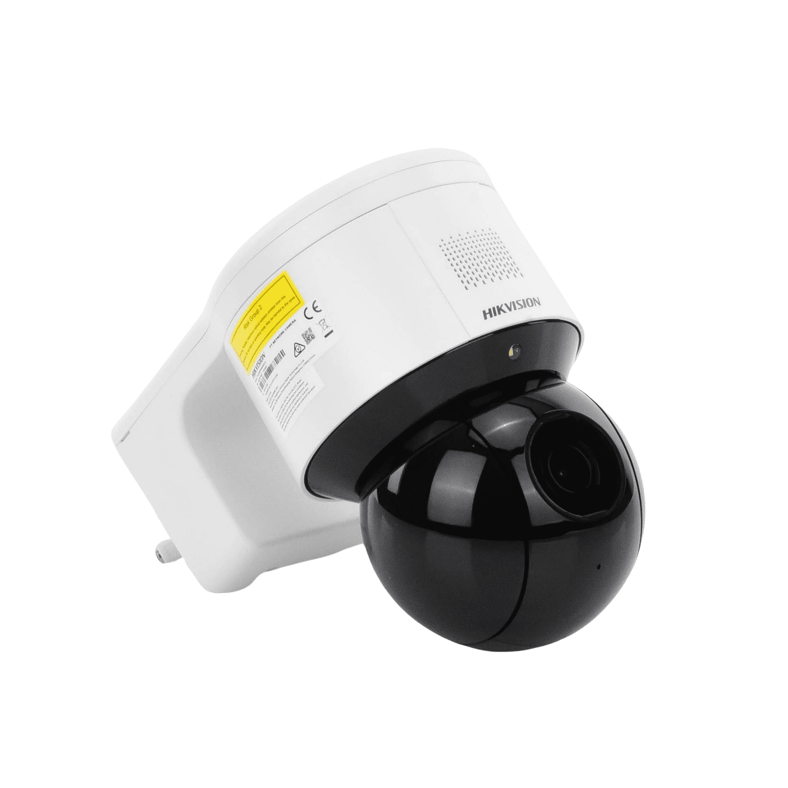 Domo PTZ IP 4 Megapixel / 4X Zoom Óptico / 50 mts IR EXIR / Luz Estroboscópica / Sirena Integrada / WDR 120 dB / PoE+ / IP66 / Ultra Baja Iluminación / Micrófono y Bocina Interconstruido / Micro SD DS-2DE3A404IWG-E - HIKVISION