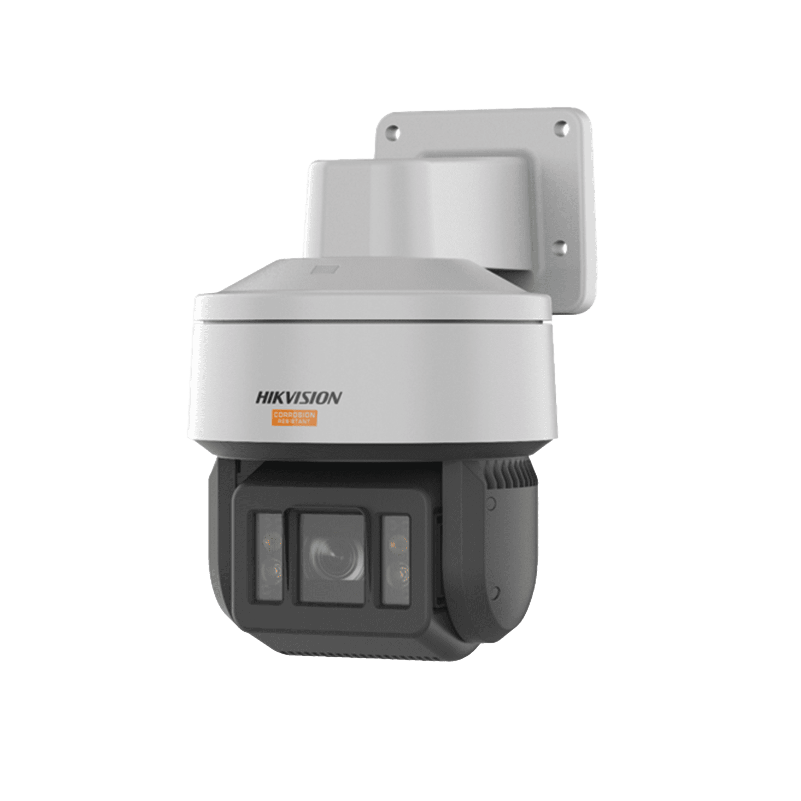 PTZ IP 4 Megapixel / 32X Zoom / Dual Light (100 mts IR / 30 mts Luz Blanca) / Polimero Anticorrosivo (Ideal para Zonas Costeras o Alta Salinidad) / AutoSeguimiento / DARKFIGHTER / Exterior IP67 / NEMA 4X / C5 / Micro SD DS-2DT5432MWG-T(PA) - HIKVISION