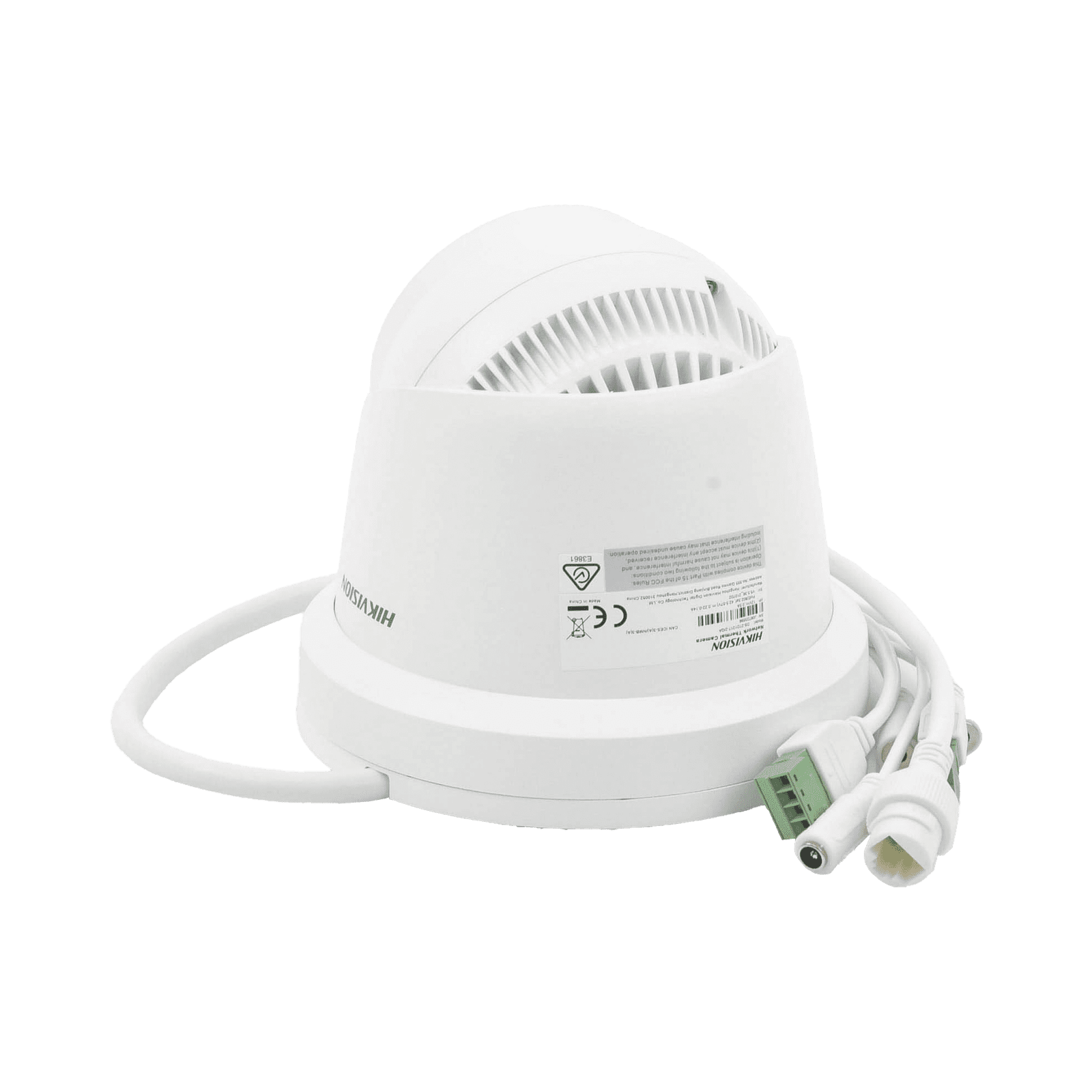 Turret IP Dual / Térmica 1.8 mm (160 x 120) / Óptico 2 mm (4 Megapixel) / Detección de Personas 53 mts / 15 mts IR / Exterior IP67 / PoE / Termométrica / Detección de Temperatura / Sirena y Luz / Micro SD 32 GB Incluida DS-2TD1217-2/QA - HIKVISION