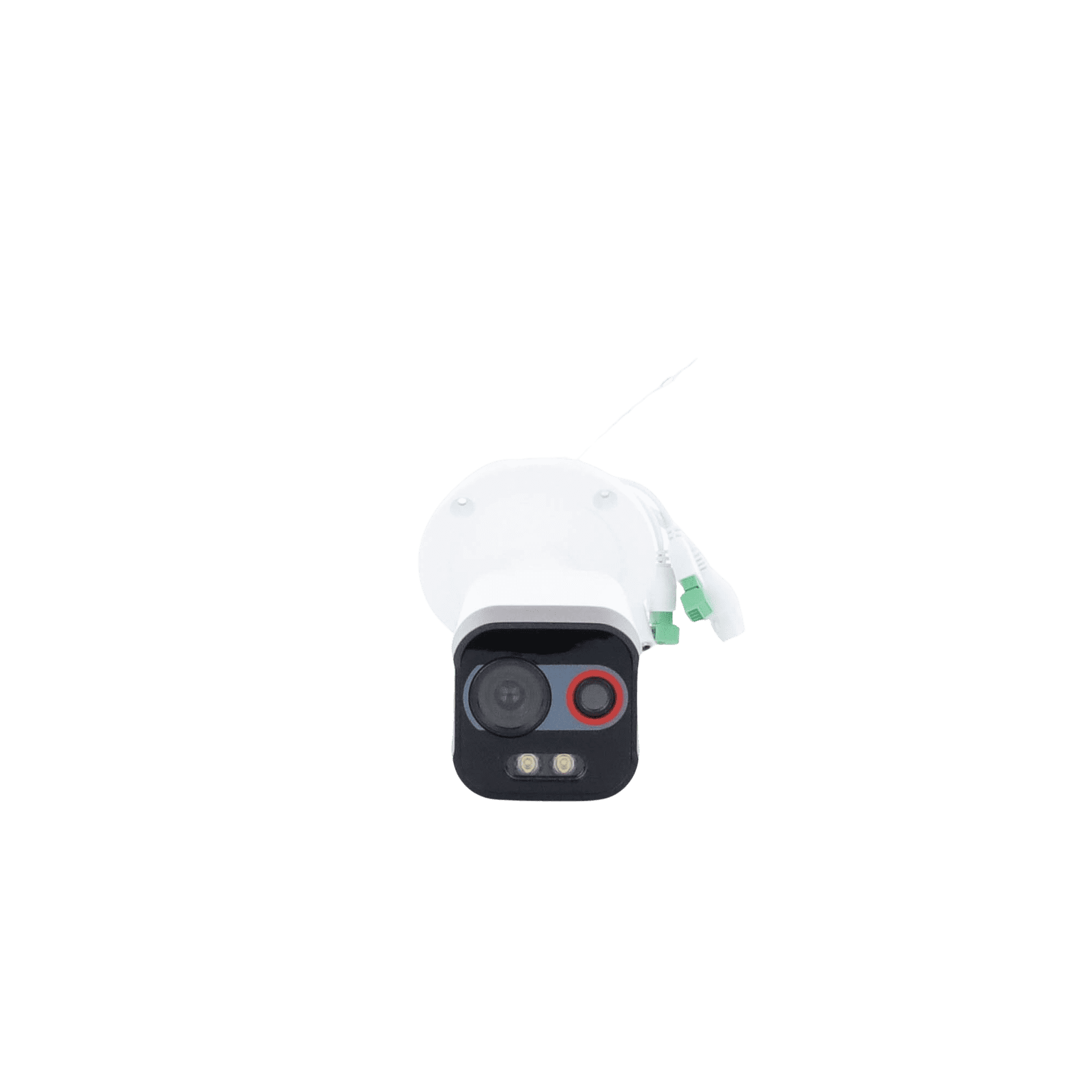 Bala IP Dual / Térmica 2.6 mm (96 x 72) / Óptico 6 mm (4 Megapixel) / Detección de Intrusión por VCA 30 mts /30 mts Luz Blanca / Exterior IP67 / PoE / Sirena y Luz Intermitente Integrada / Micro SD / ColorVu y ACUSENSE DS-2TD2608-2/QA - HIKVISION