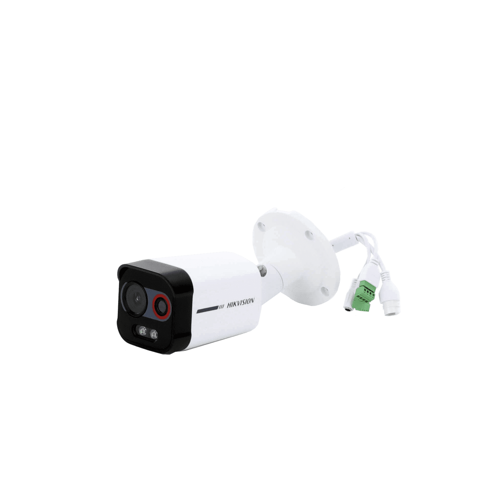 Bala IP Dual / Térmica 2.6 mm (96 x 72) / Óptico 6 mm (4 Megapixel) / Detección de Intrusión por VCA 30 mts /30 mts Luz Blanca / Exterior IP67 / PoE / Sirena y Luz Intermitente Integrada / Micro SD / ColorVu y ACUSENSE DS-2TD2608-2/QA - HIKVISION