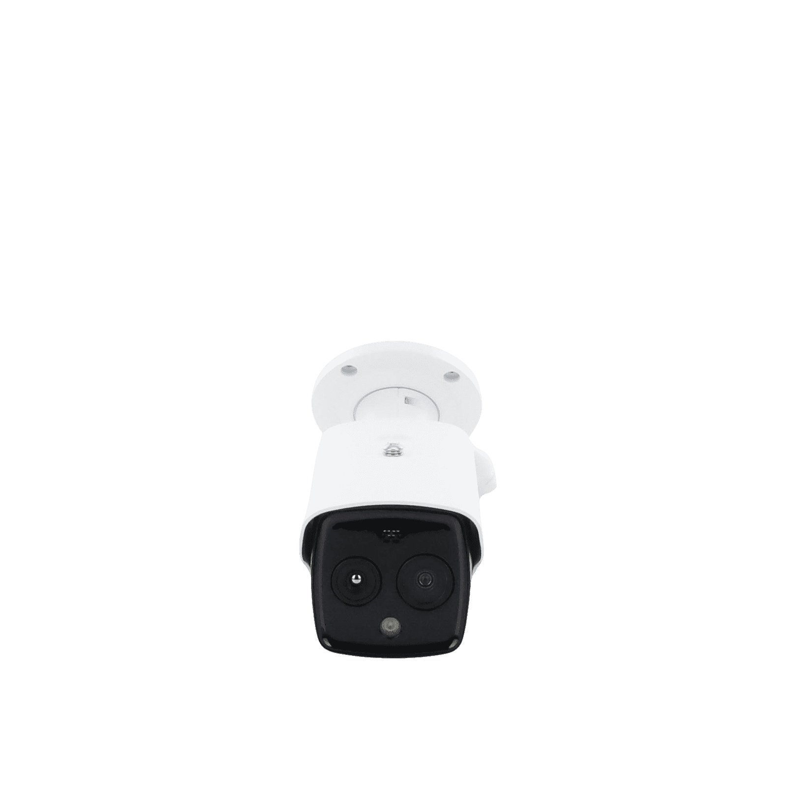 Bala IP Dual / Térmica 6.9 mm (256 x 192) / Óptico 6.4 mm (4 Megapixel) / 30 mts IR / Exterior IP67 / PoE / Termométrica / Detección de Temperatura / Sirena y Luz Intermitente Integrada / Micro SD DS-2TD2628-7/QA - HIKVISION