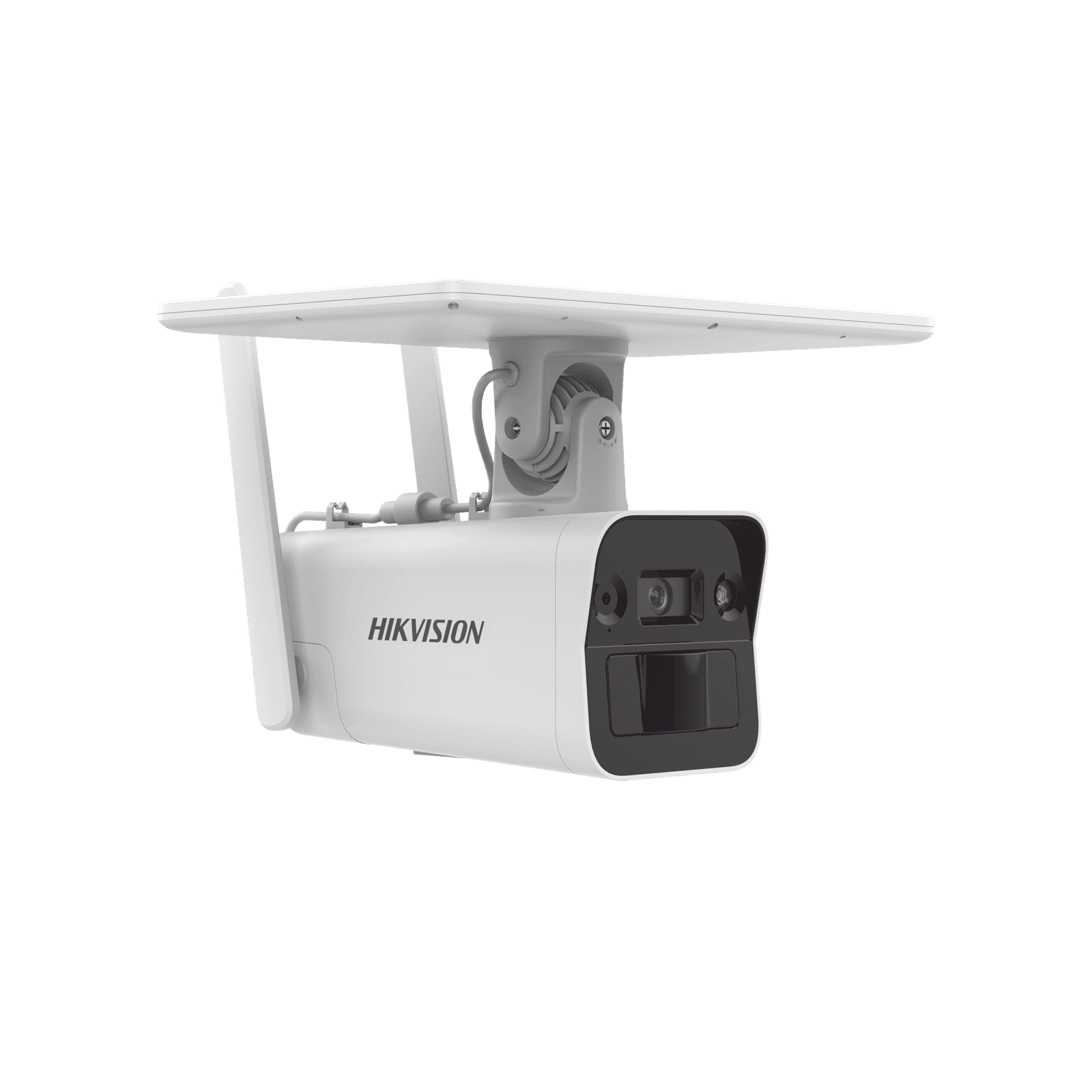 Kit Solar IP All in One / Doble Detección (Radar + PIR) / Bala IP 4 Megapixel / Lente 4 mm / Panel Solar / Batería de Respaldo de Litio 10Ah (Hasta 11 Días) / Conexión 4G / Audio de Dos Vías / Accesorios de Inst. / Direc DS-2XS2T41G1-ID/4G/C05S07 - HIKVISION