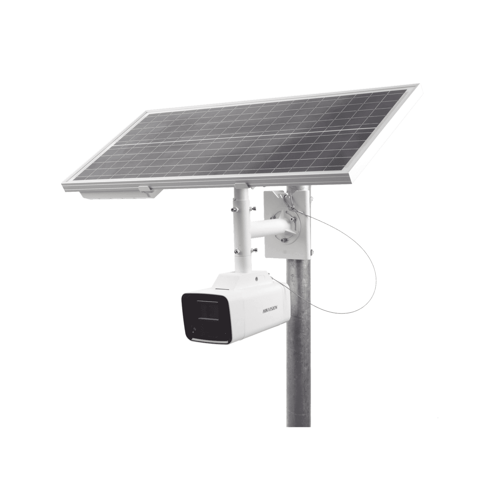 Kit Solar IP All in One / Cámara Bala ColorVu 4 Megapixel / Lente 4 mm / Panel Solar / Batería de Respaldo de Litio 23.2Ah (Hasta 24 Días) / Conexión 4G / Accesorios de Instalación DS-2XS2T47G1-LDH/4G/C18S40 - HIKVISION