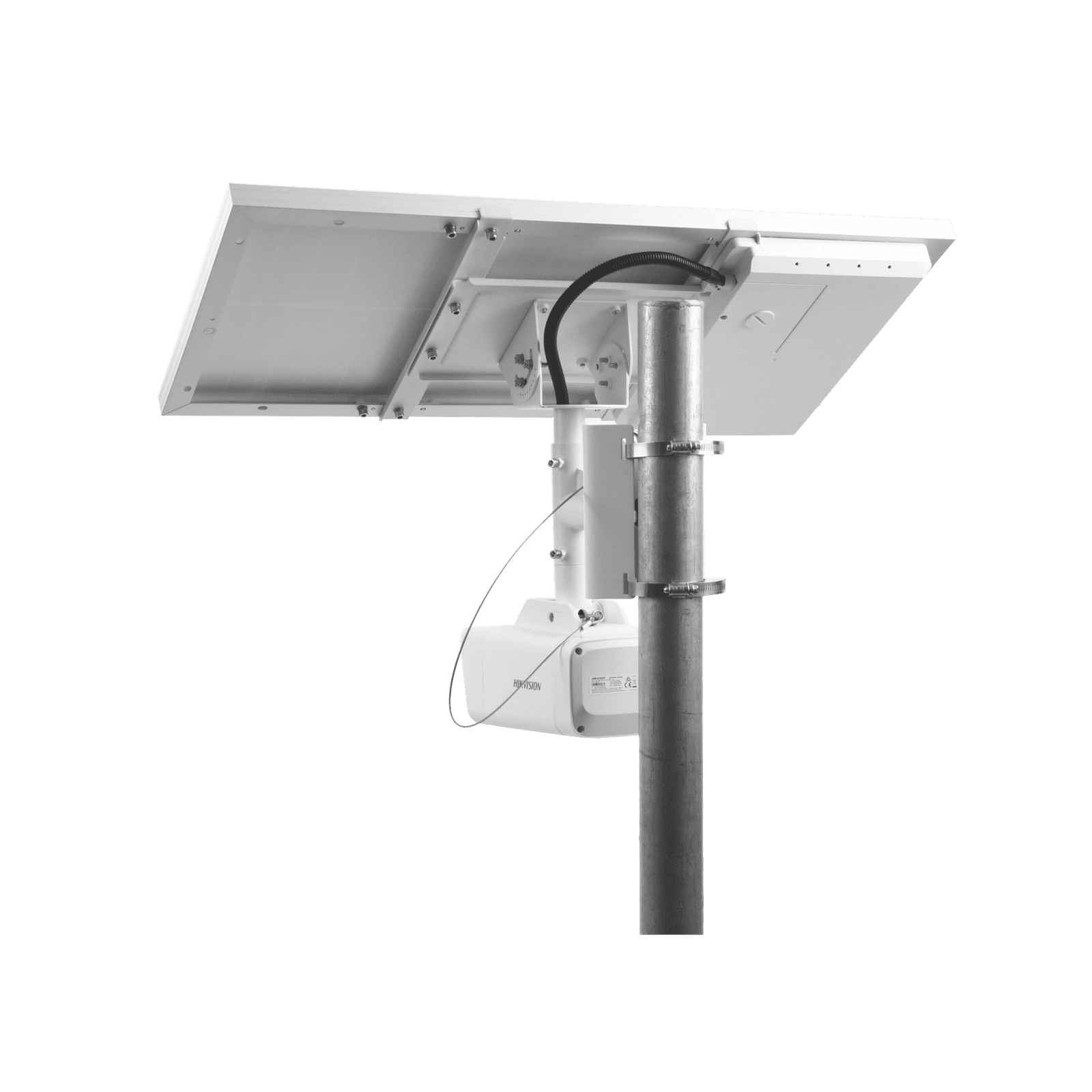 Kit Solar IP All in One / Cámara Bala ColorVu 4 Megapixel / Lente 4 mm / Panel Solar / Batería de Respaldo de Litio 23.2Ah (Hasta 24 Días) / Conexión 4G / Accesorios de Instalación DS-2XS2T47G1-LDH/4G/C18S40 - HIKVISION