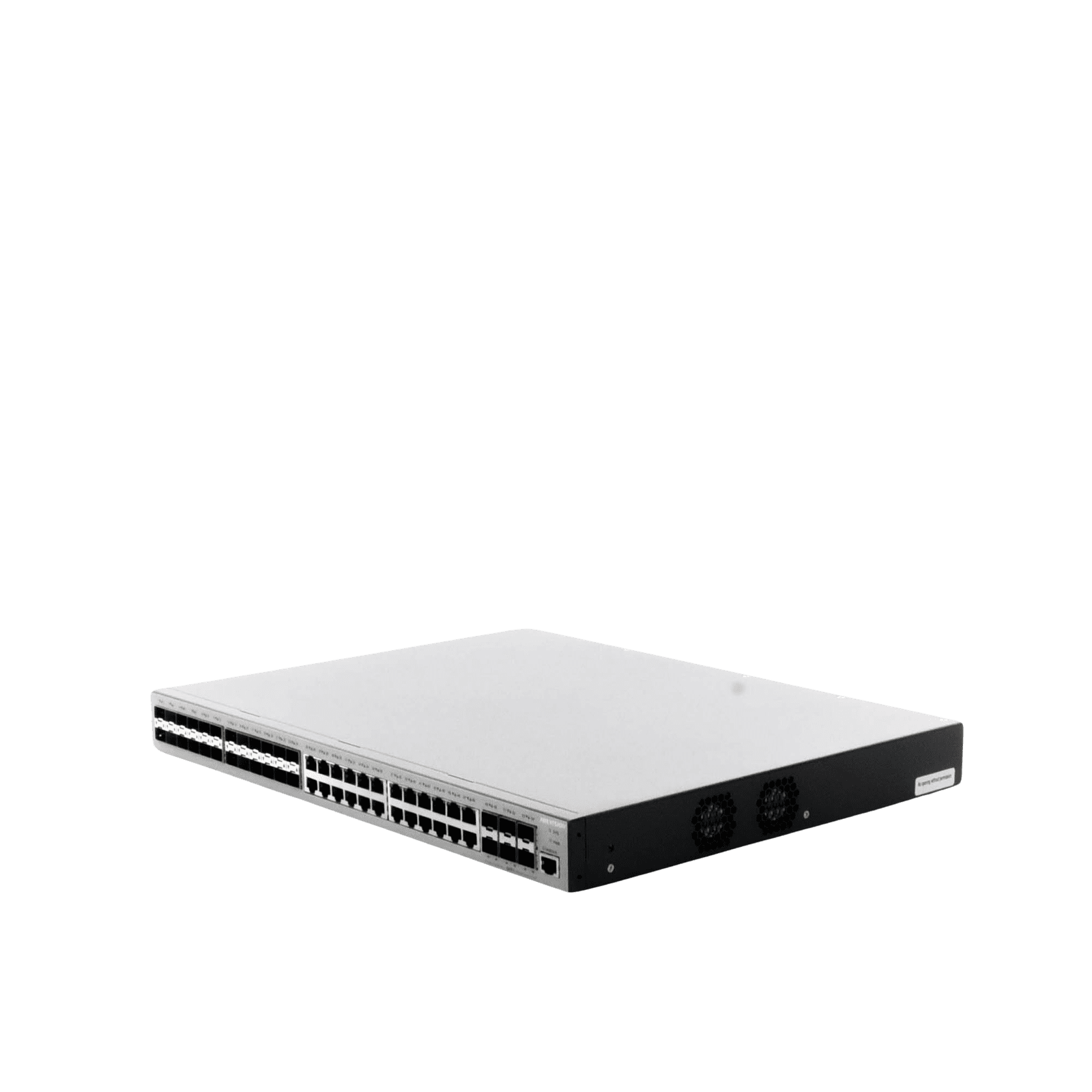 Switch Gigabit / Administrable Capa 3 / 24 puertos 10/100/1000 Mbps + 24 puertos SFP / 6 puertos SFP+ 10 G de Uplink. DS-3E3754TF - HIKVISION