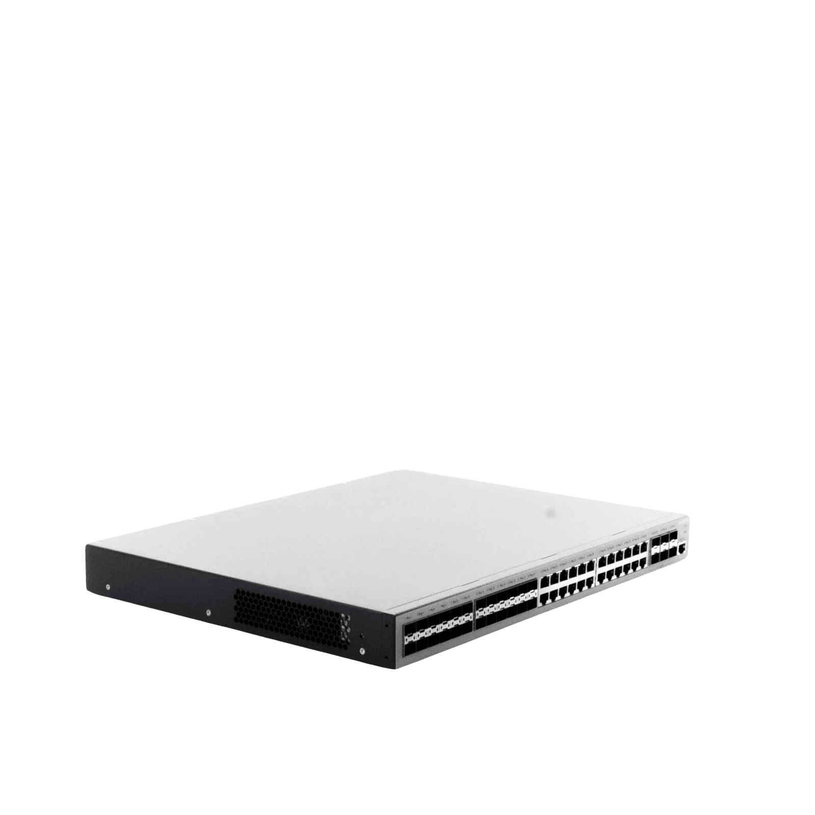 Switch Gigabit / Administrable Capa 3 / 24 puertos 10/100/1000 Mbps + 24 puertos SFP / 6 puertos SFP+ 10 G de Uplink. DS-3E3754TF - HIKVISION