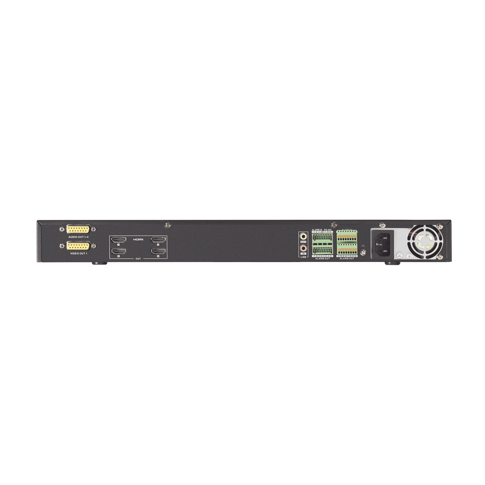 Decodificador de Vídeo de 4 canales con salida 4K / 4 Salidas HDMI / Soporta hasta 64 canales de Vídeo Simultáneos / Videowall DS-6904UDI(C) - HIKVISION