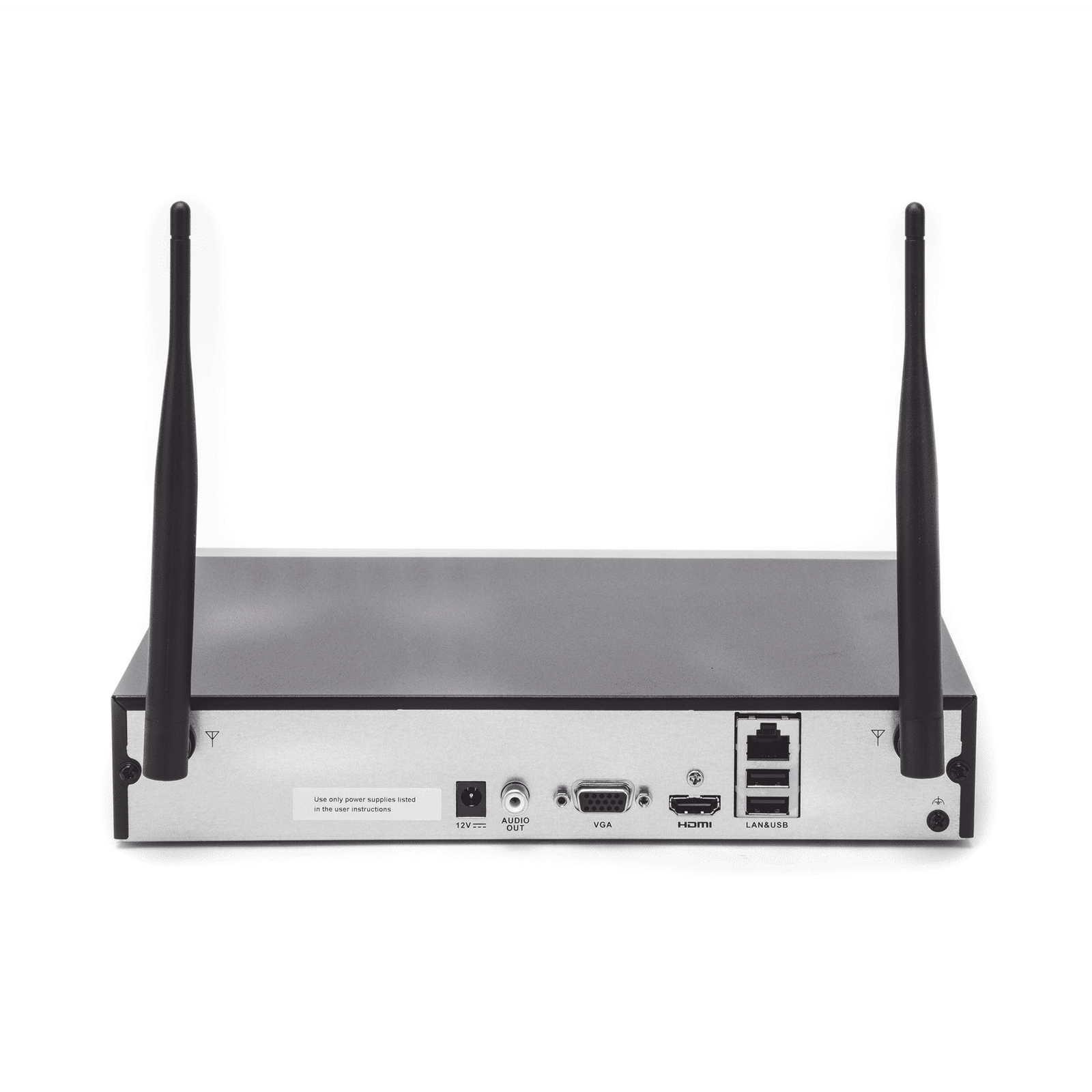 NVR 4 Megapixel / 4 canales IP / 1 Bahía de Disco Duro / 2 Antenas Wi-Fi / Salida de Vídeo Full HD DS-7104NI-K1/W/M(C) - HIKVISION