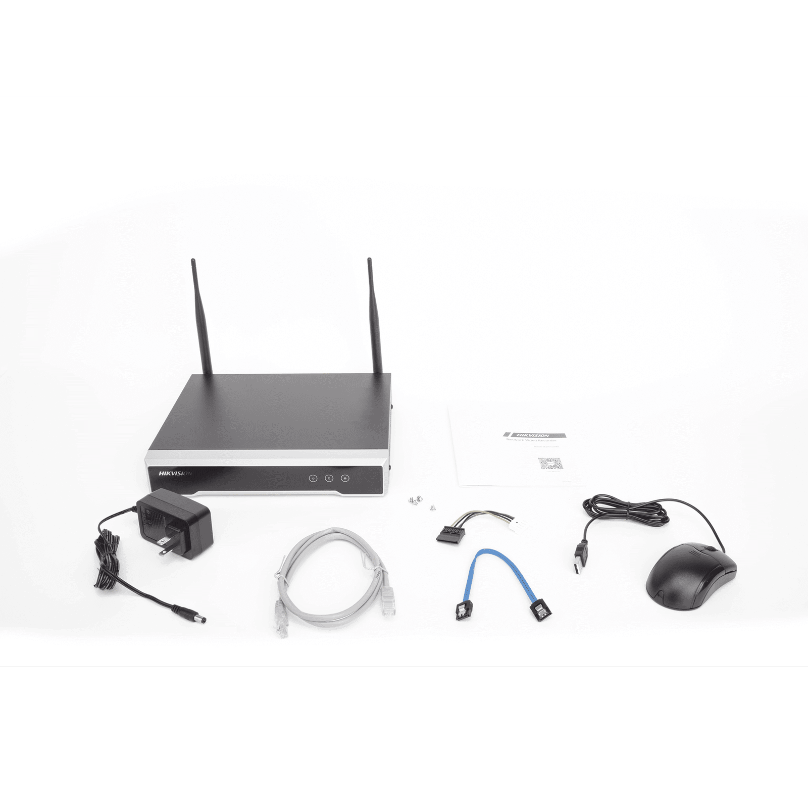 NVR 4 Megapixel / 8 canales IP / 1 Bahía de Disco Duro / 2 Antenas Wi-Fi / Salida de Vídeo Full HD DS-7108NI-K1/W/M(C) - HIKVISION