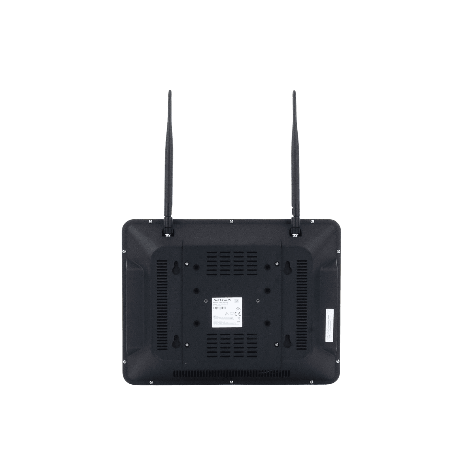 NVR 4 Megapixel / Pantalla LCD 11.6″ / 4 canales IP / 1 Bahía de Disco Duro / 2 Antenas Wi-Fi / Salida de Vídeo Full HD DS-7604NI-L1/W - HIKVISION