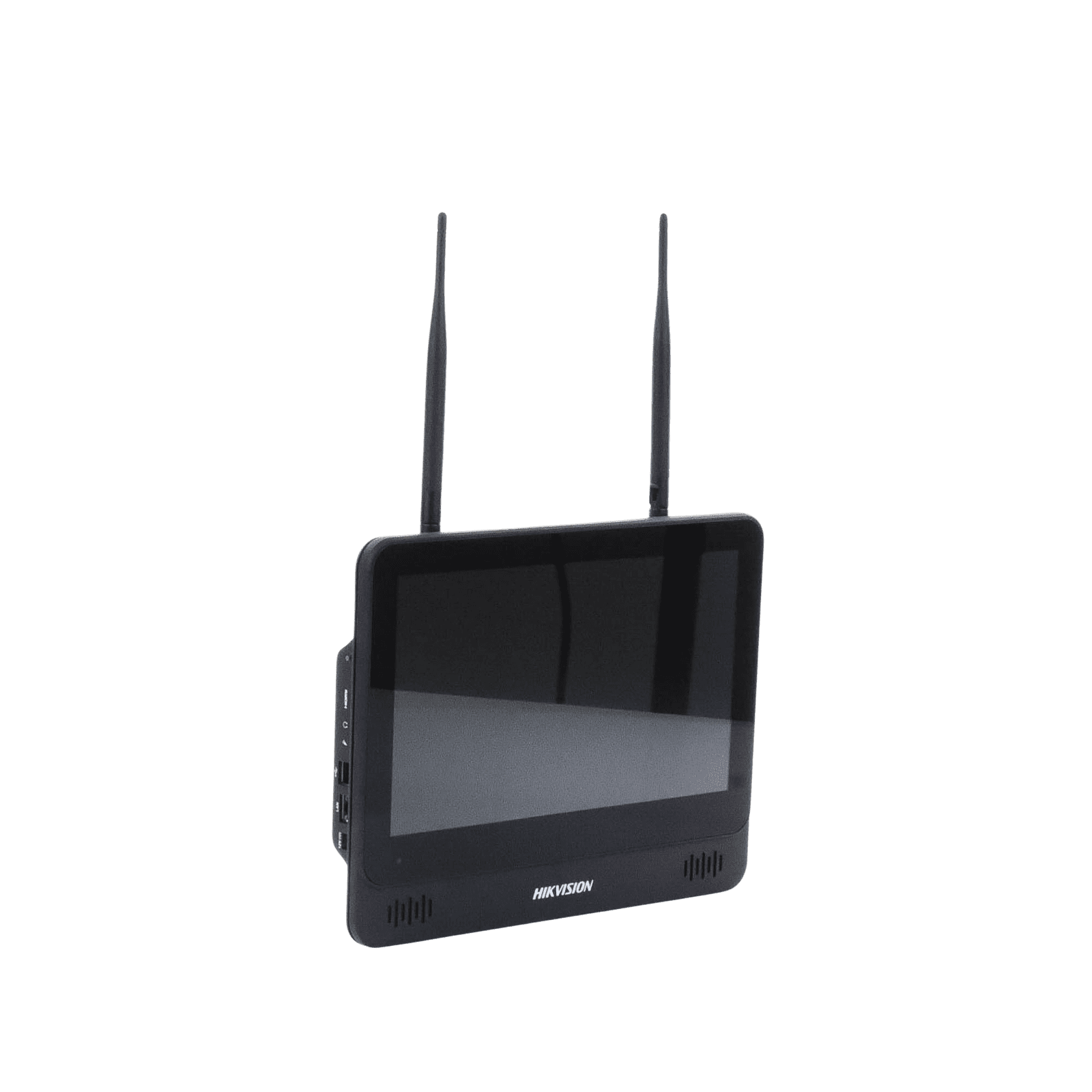 NVR 4 Megapixel / Pantalla LCD 11.6″ / 4 canales IP / 1 Bahía de Disco Duro / 2 Antenas Wi-Fi / Salida de Vídeo Full HD DS-7604NI-L1/W - HIKVISION