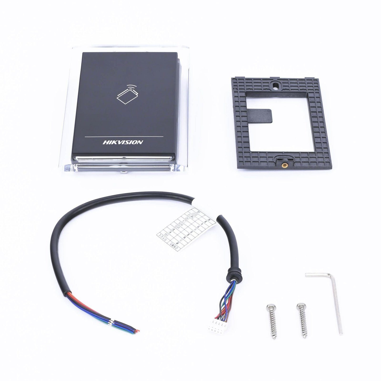 Lector de Tarjetas MIFARE y Contraseñas / Conexión Wiegand y RS-485 / Estético y Fácil de Utilizar / Indicador LED DS-K1101MK - HIKVISION
