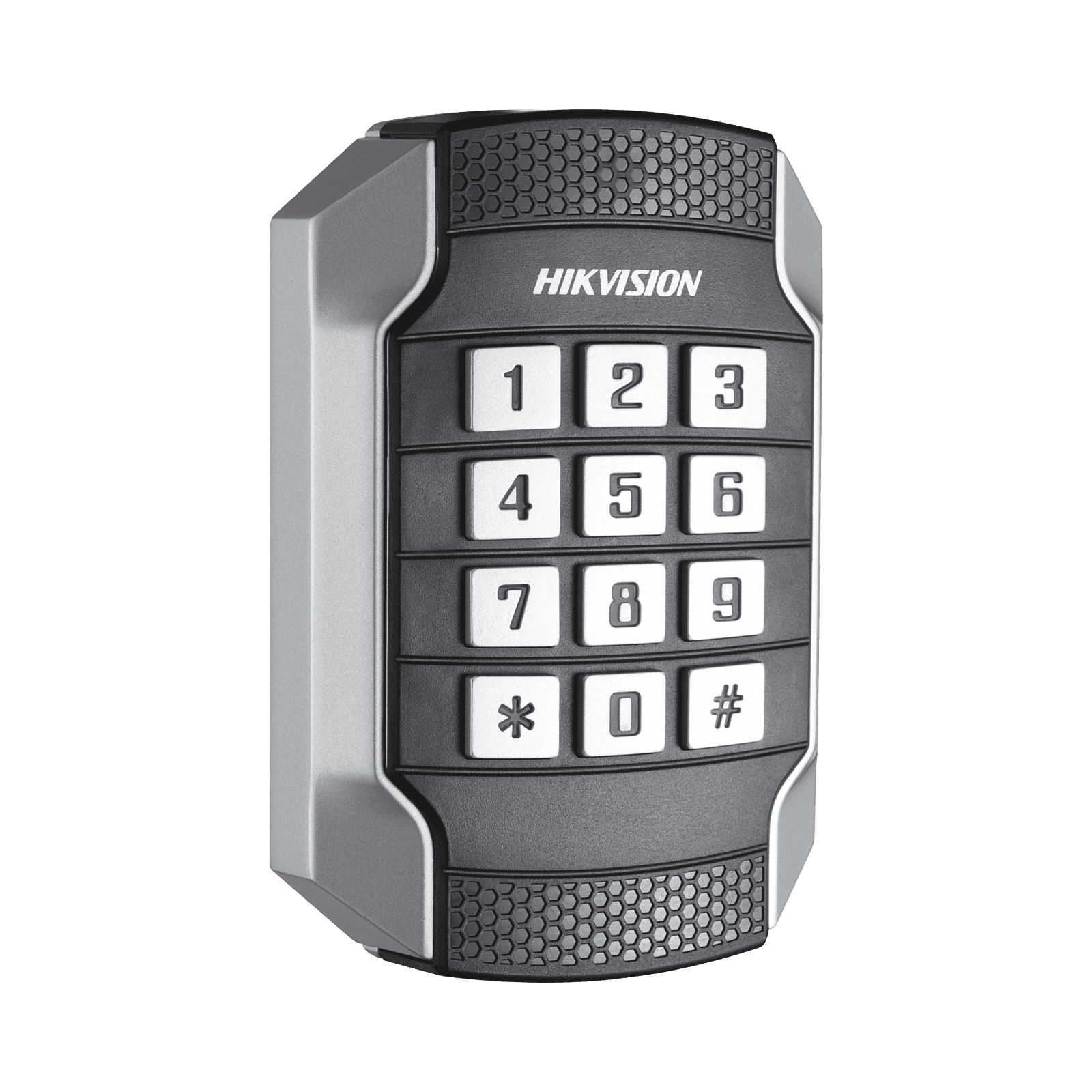 Lector de Tarjetas MIFARE y Contraseñas / Wiegand W26 – W34 y RS-485 / IP65 / IK10 / Estetico y Facil de Utilizar / Indicador LED DS-K1104MK - HIKVISION